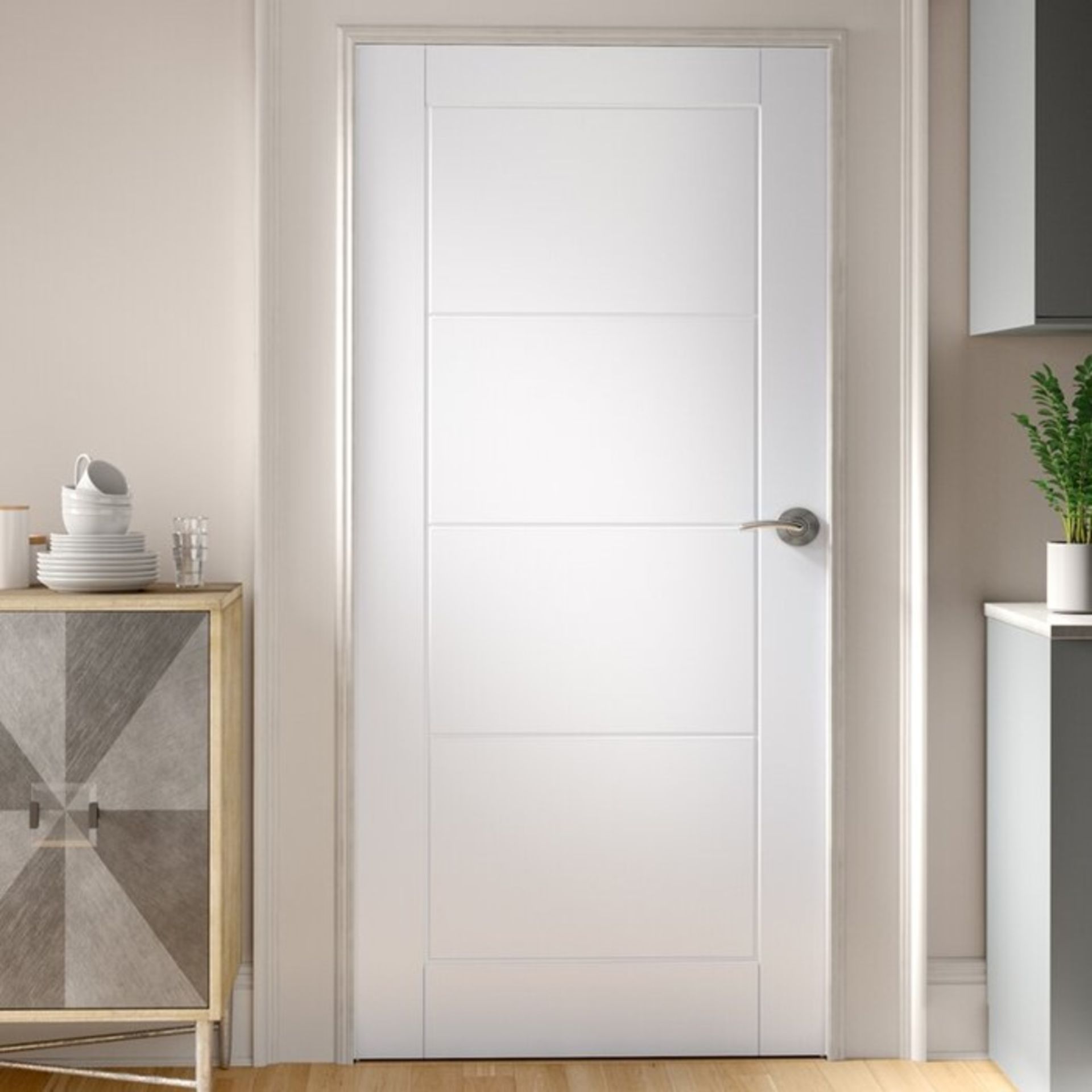 17 Stories,Wojciechowski Internal Door Primed RRP -£54.99(20392/4 -PDOR1106)(81x29")