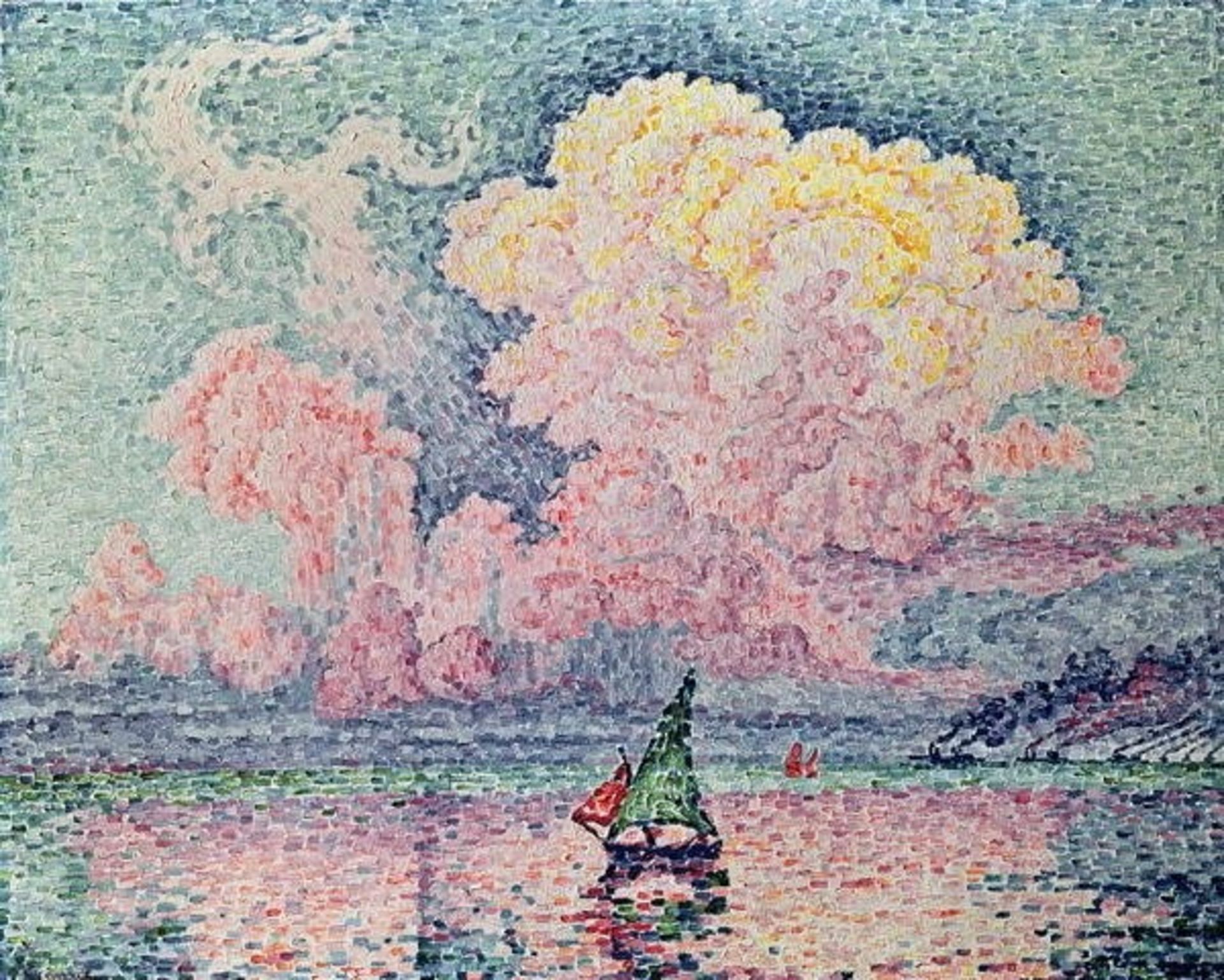 East Urban Home,Antibes, the Cloud, 1916 by Paul Signac Art Print RRP -£69.99 (15583/7 -MGBO5838)