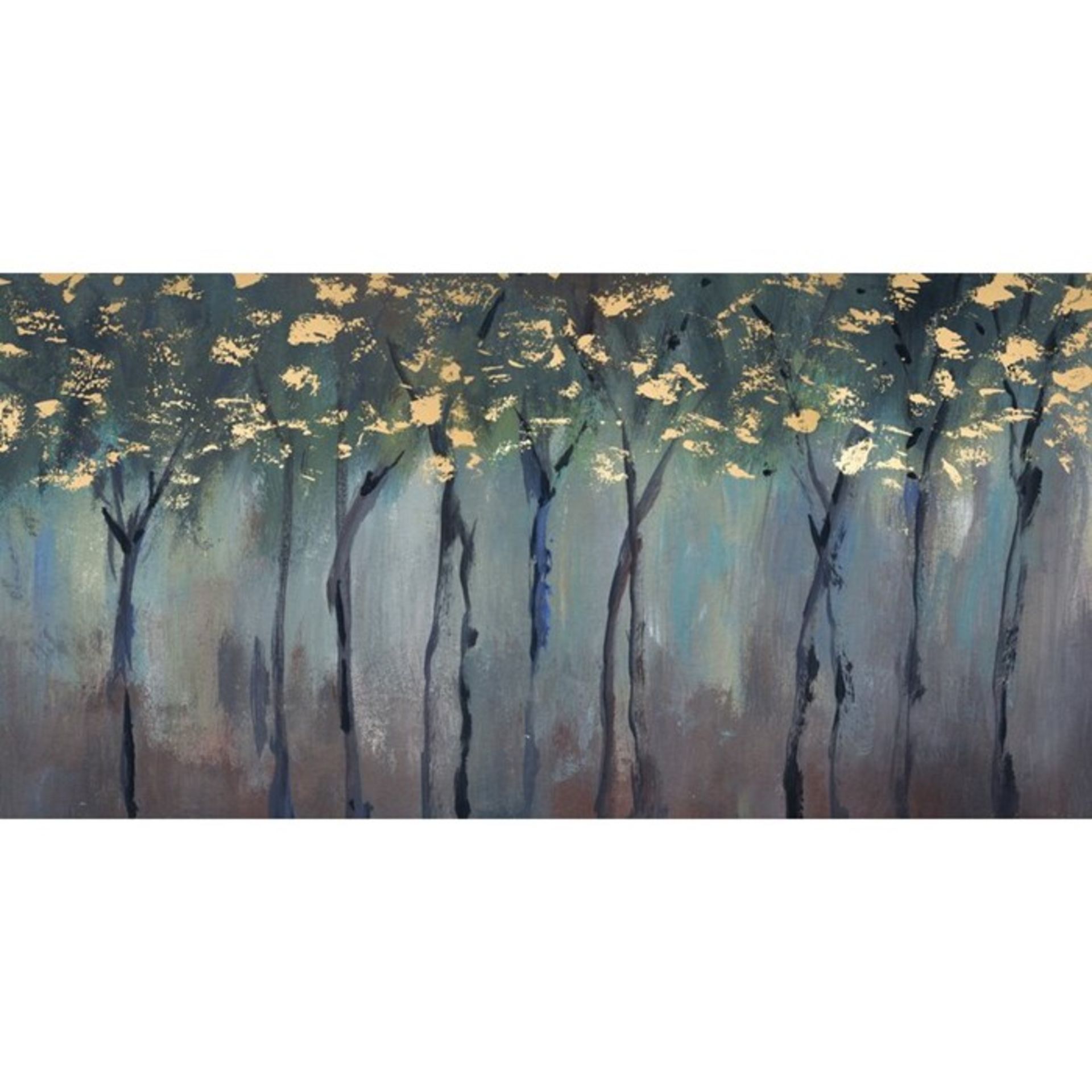 East Urban Home,'Somber Forest' Painting on Wrapped Canvas RRP -£65.99 (13774/5 -HEMA8799)