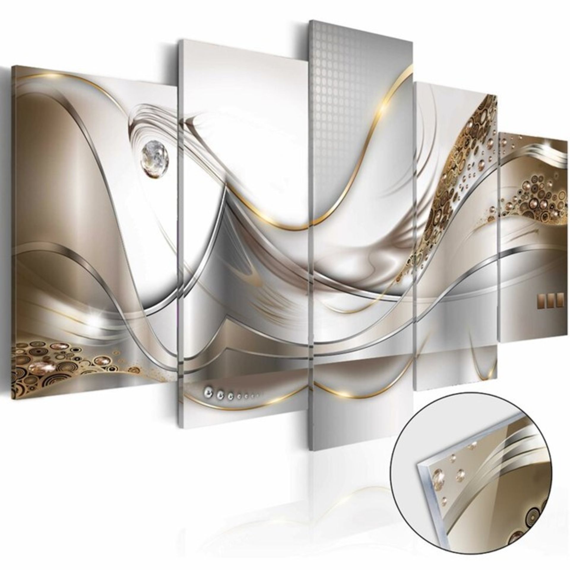 Metro Lane,'Golden Flight' Graphic Art Print Multi-Piece Image RRP -£132.99 (14610/36 -ARGV0938)