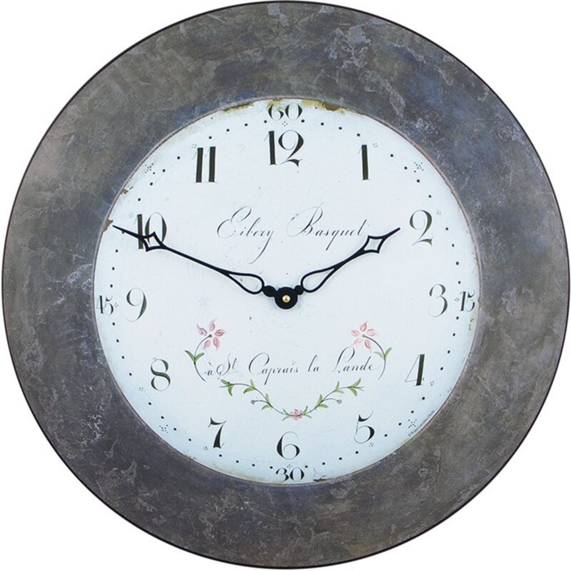 Roger Lascelles Clocks,49.6cm Large Lalande with Effect Border Wall ClockRRP -£34.82 (15368/20 -