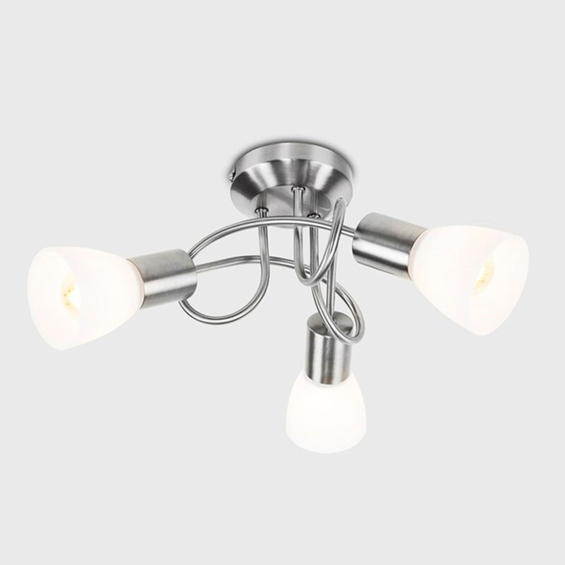 MiniSun, Kololi 3-Light Semi Flush Mount X2 - RRP £33.99 (MSUN3872 - 10320/12 - 10320/41) 6E