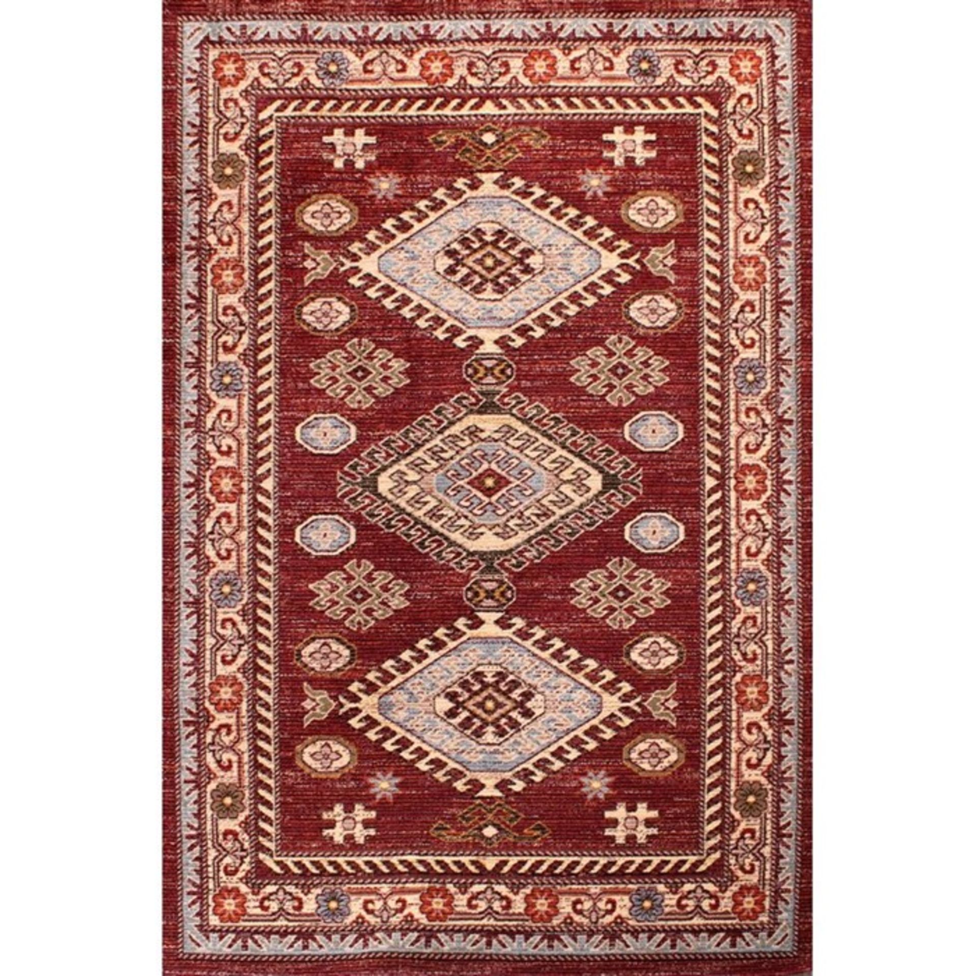 Three Posts,Maytown Red Rug (80X150CM)RRP -£71.99(18321/14 -QWG10069)