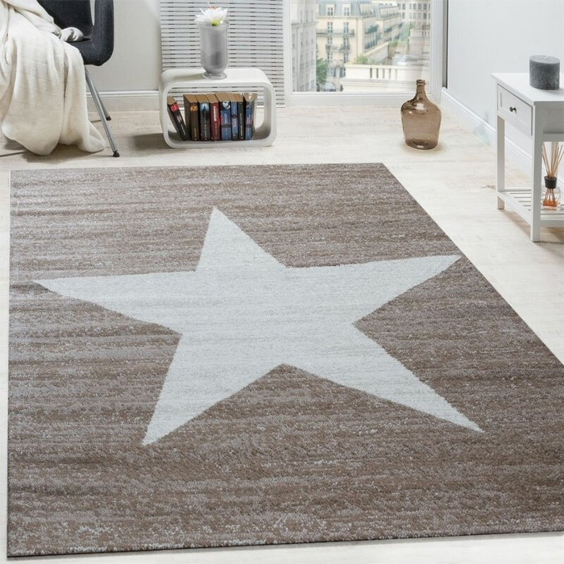 Longweave,Alina Brown/Beige Rug RRP -£53.99 (14006/48 -ALAS6414)