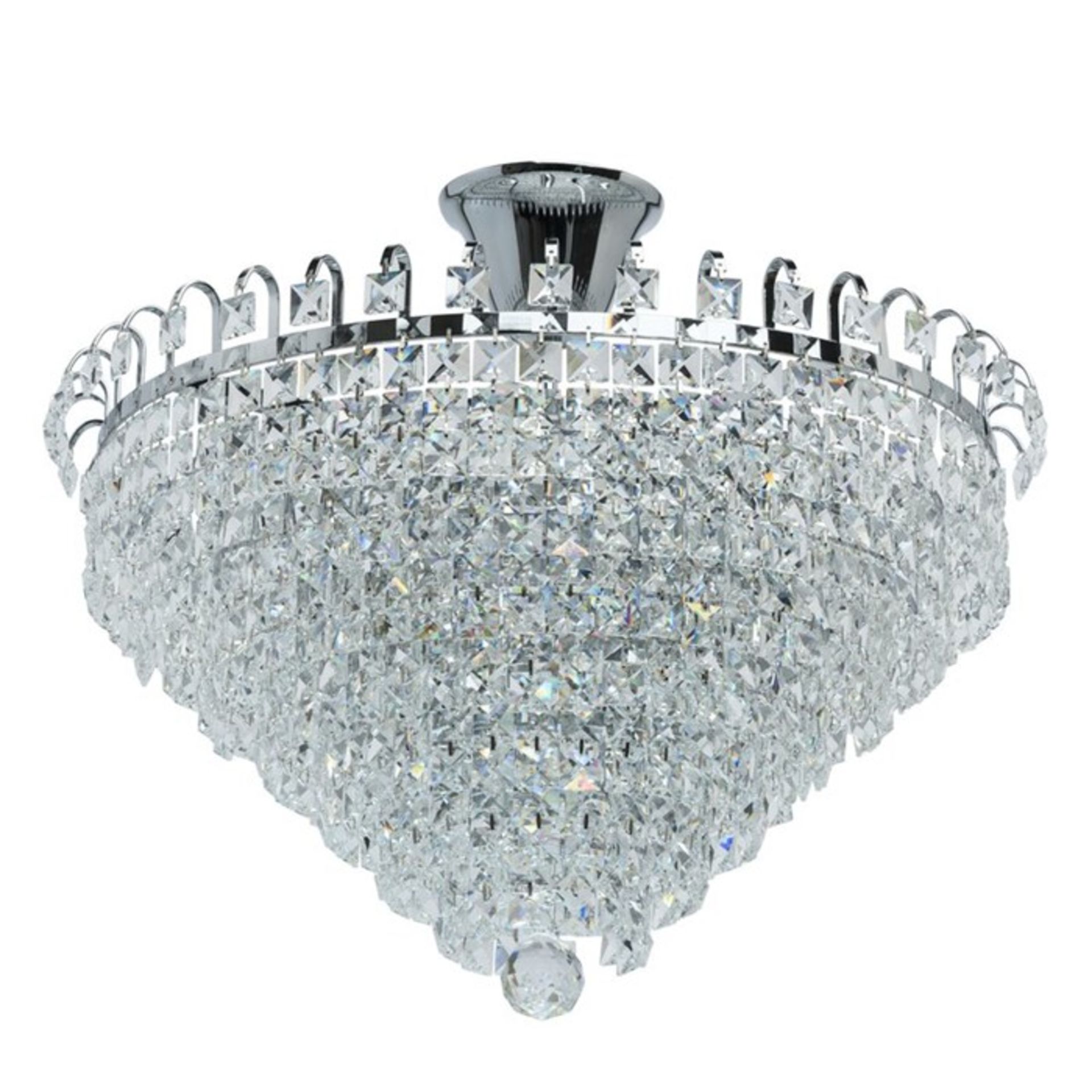 Willa Arlo Interiors, Gannon 5-Light Semi Flush Mount (CHROME) - RRP £169.99 (HOKG3552 - 15931/21)