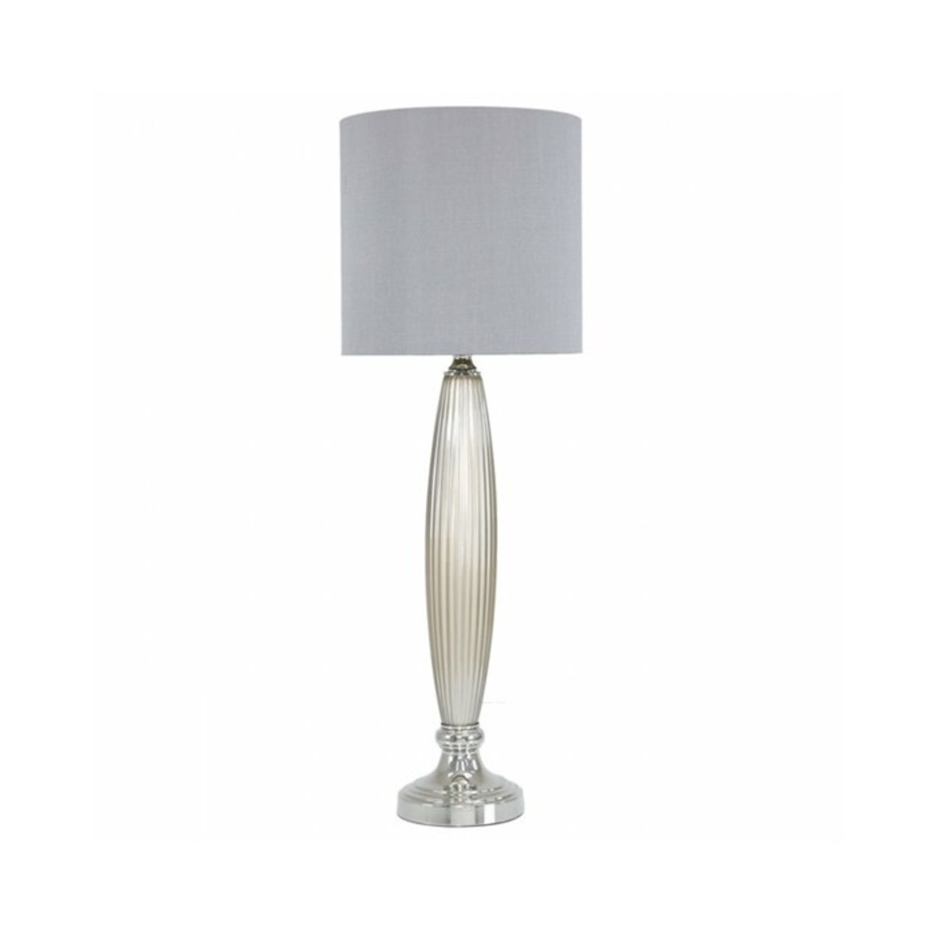 Rosalind Wheeler, Ritter 92.5cm Table Lamp (DARK GREY SHADE) - RRP £116.99 (CBFI1299 - 20847/21) 2B
