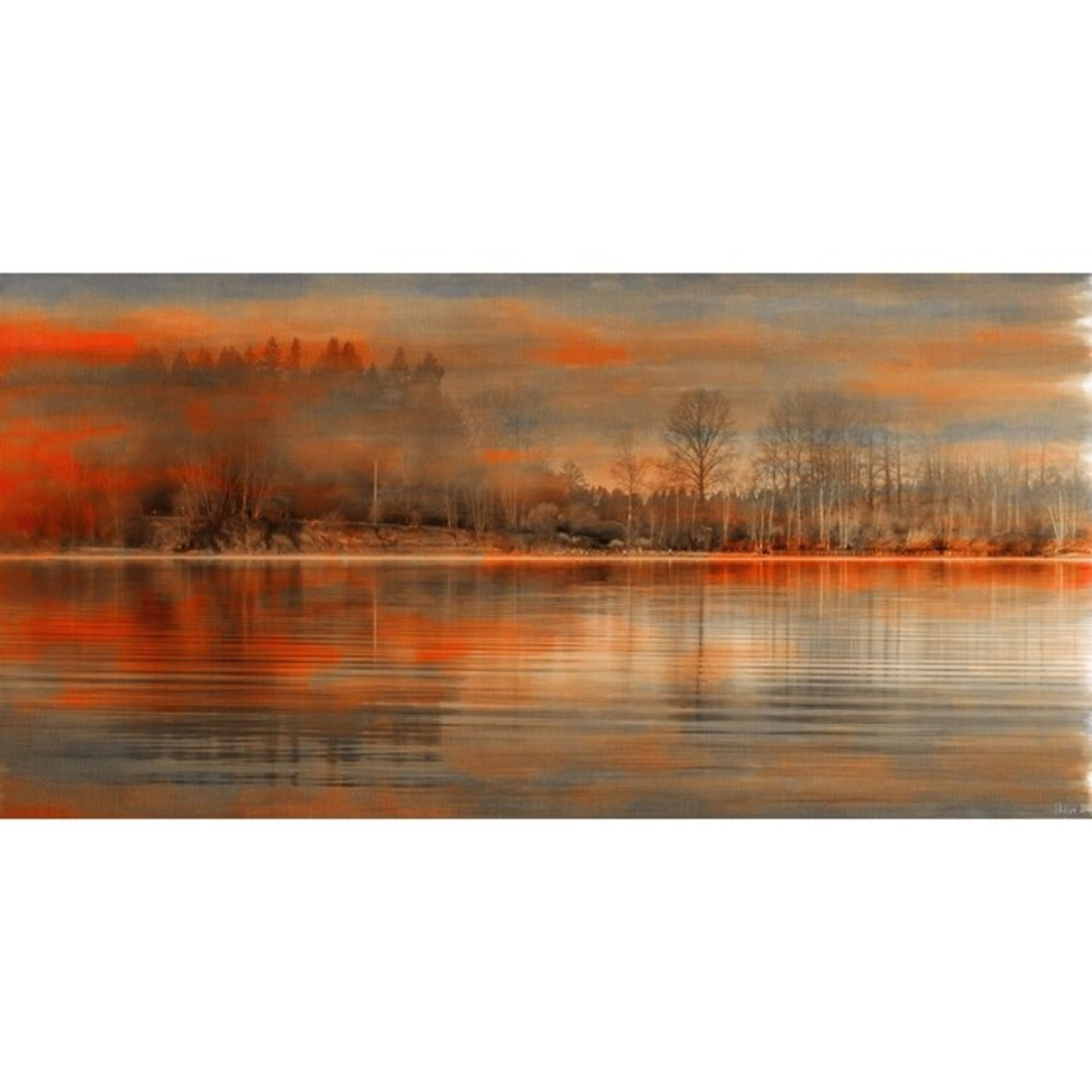 East Urban Home,'Serenity' by East Urban Home Framed Graphic Art Print on Wrapped CanvasRRP -£135.99