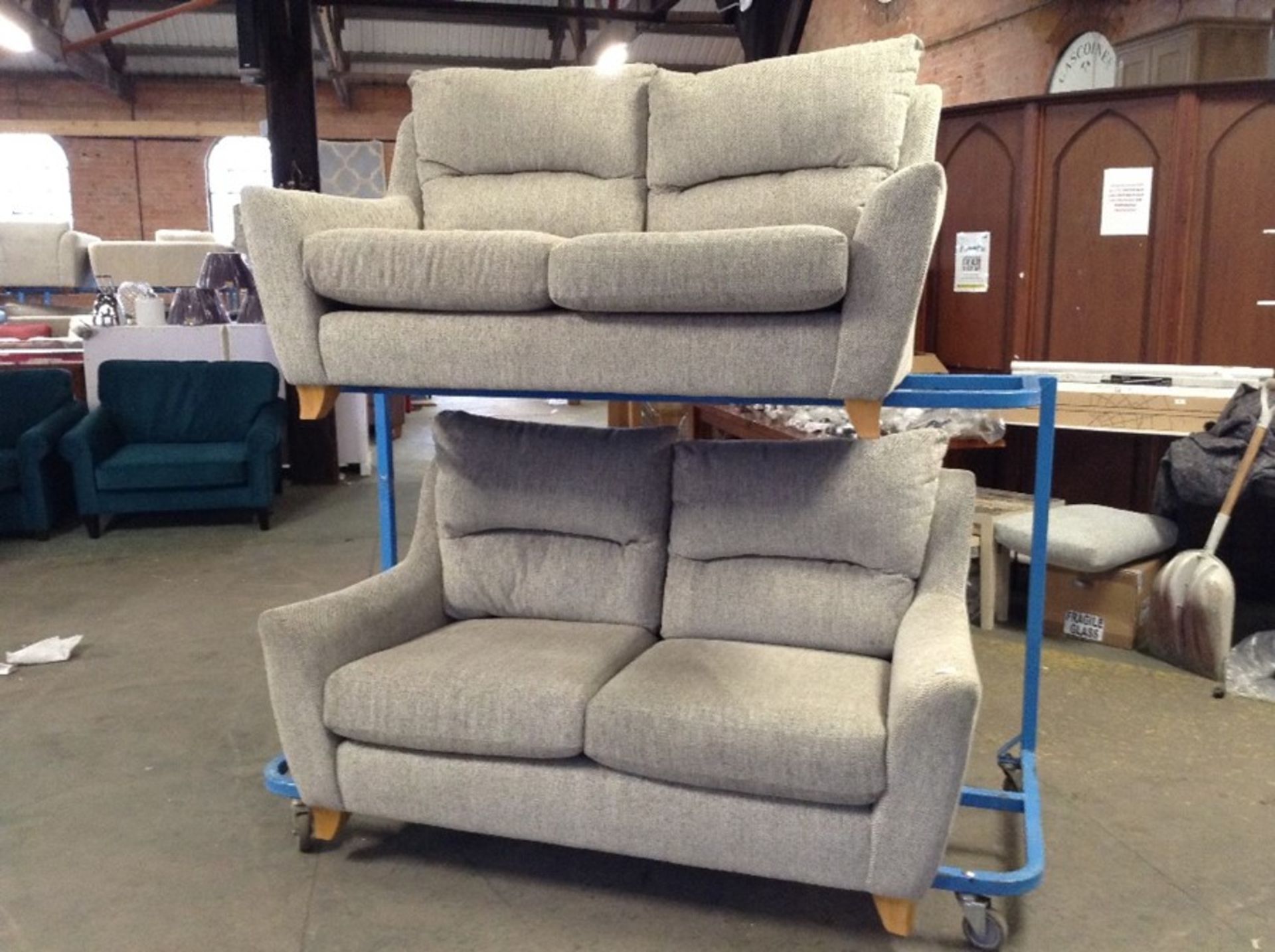 BISCUIT HIGH BACK X2 2.5 SEATER SOFAS