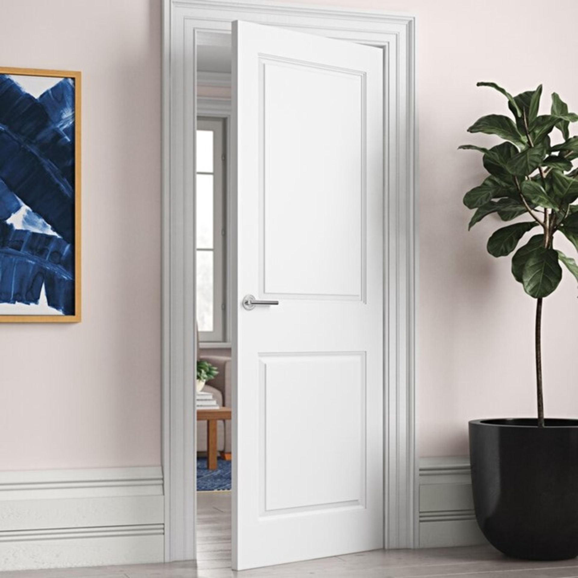 Jeld Wen,Cambridge Internal Door Primed RRP -£52.99(19957/5 -JELD1009) (78 x 30 1/4")