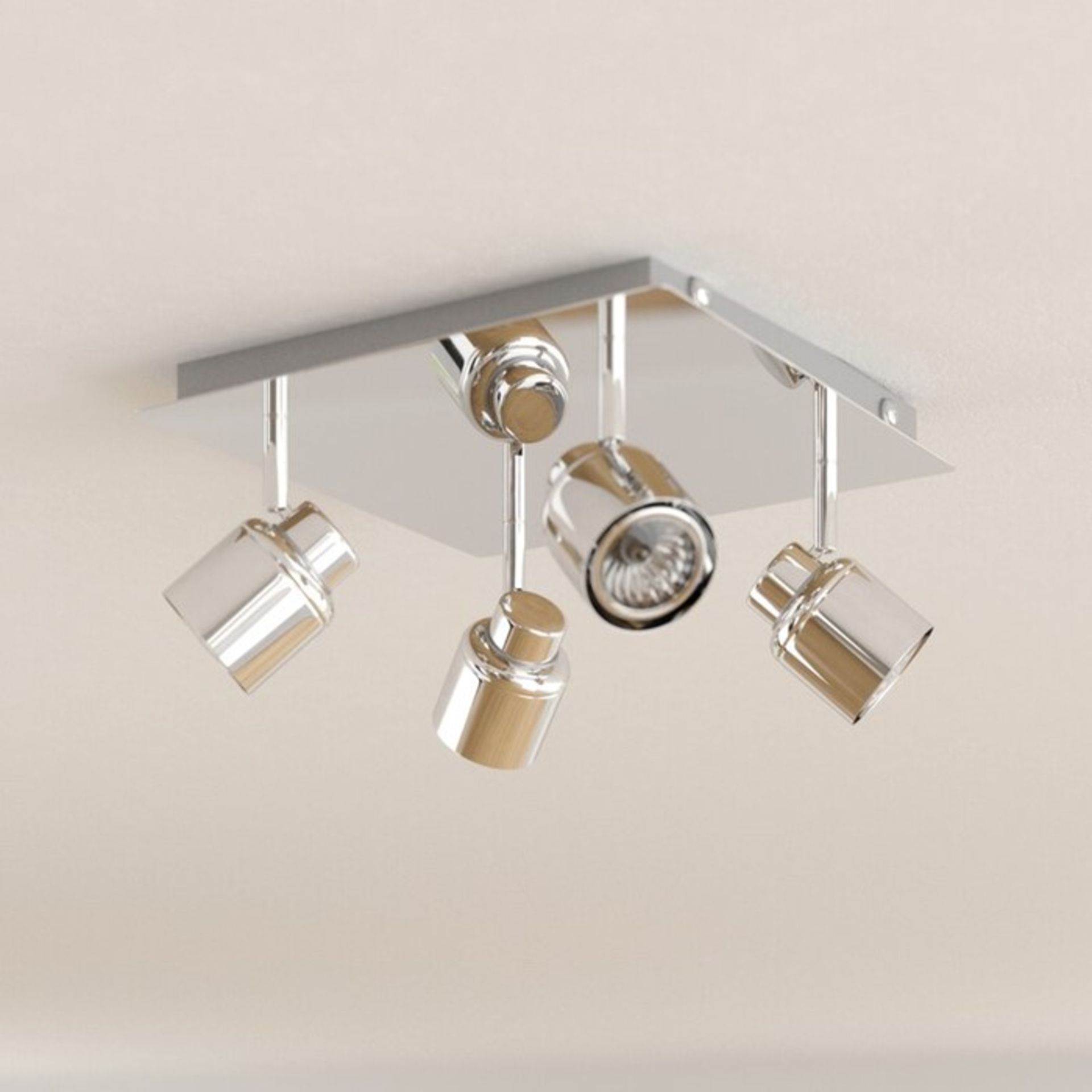 Metro Lane, Gilligan 4-Light Ceiling Spotlight - RRP £36.99 (MSUN2589 - 16577/13) 5D