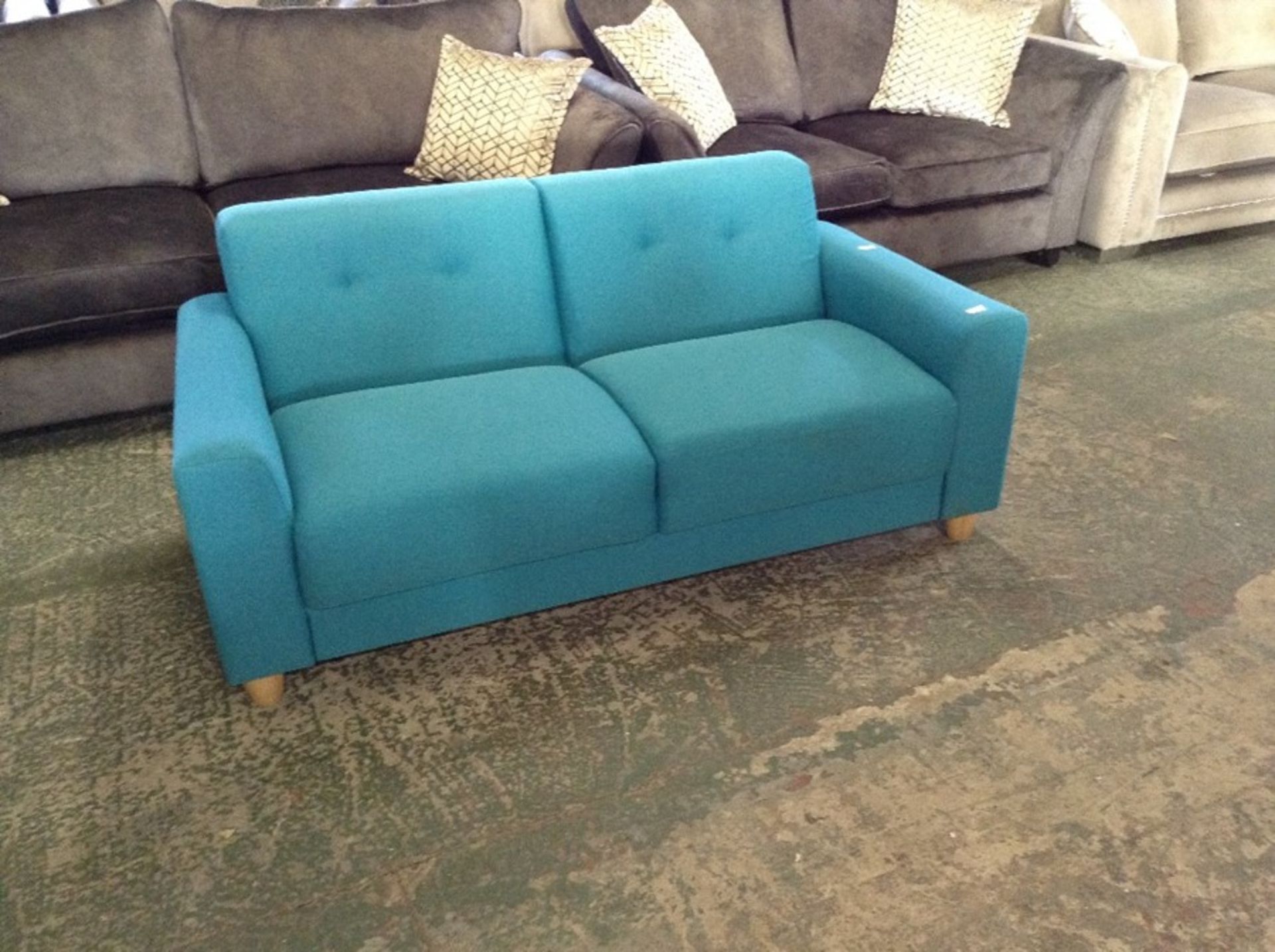 FIXED SOFA,BLUE MEDIUM (SFL1185)