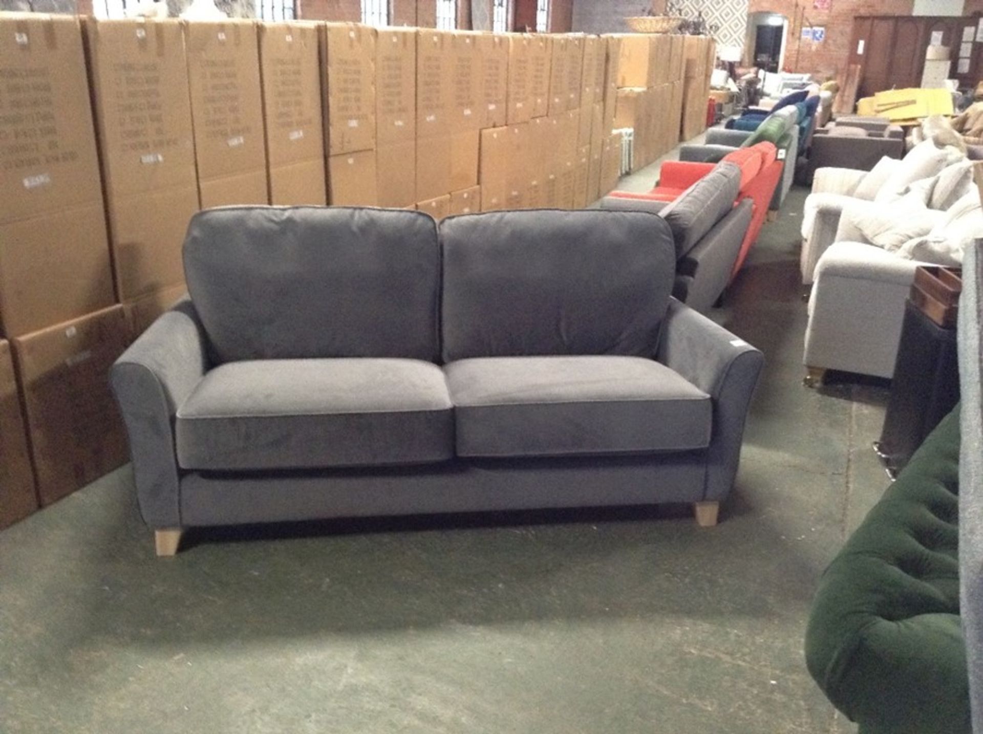 BROADWAY AMALFI GREY 3 SEATER(SFL1117 -70021248309