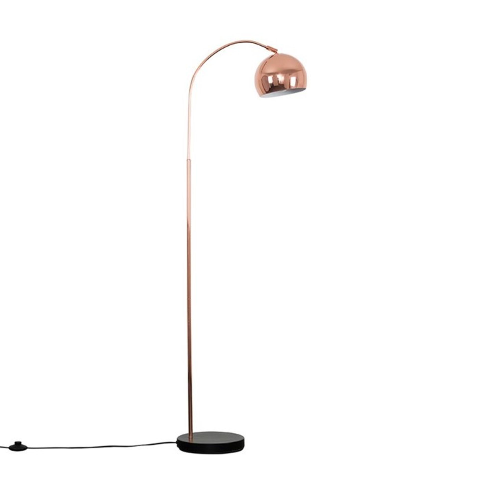 Fairmont Park, Dipietro 155cm Arched Floor Lamp (COPPER/BLACK) - RRP £59.99 (MSUN7732.50181661 - HL9
