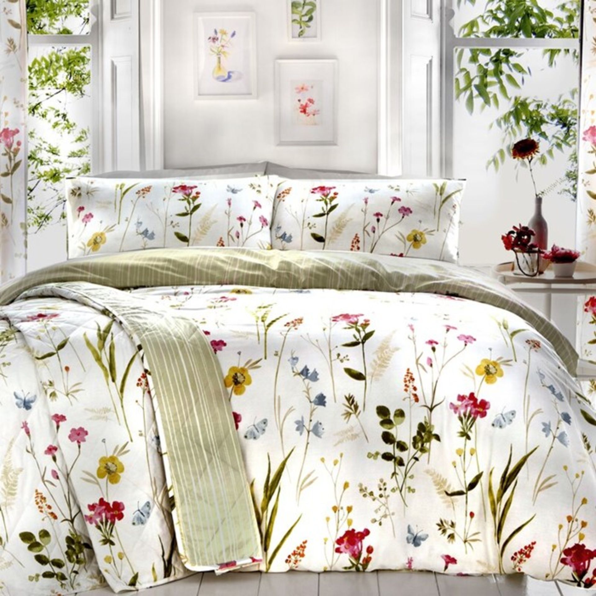 Lily Manor, Delvale Duvet Cover Set (KING) - RRP £22.99 (IRJ10009.39023823 - HL9 - 6/17) 1C