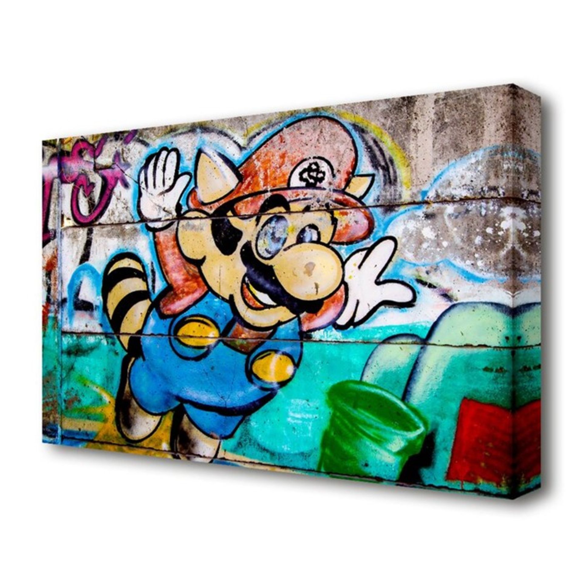 East Urban Home, 'Mario Fly Urban' Painting Print on Canvas - RRP £38.99 (BGSY2254.43179305 -