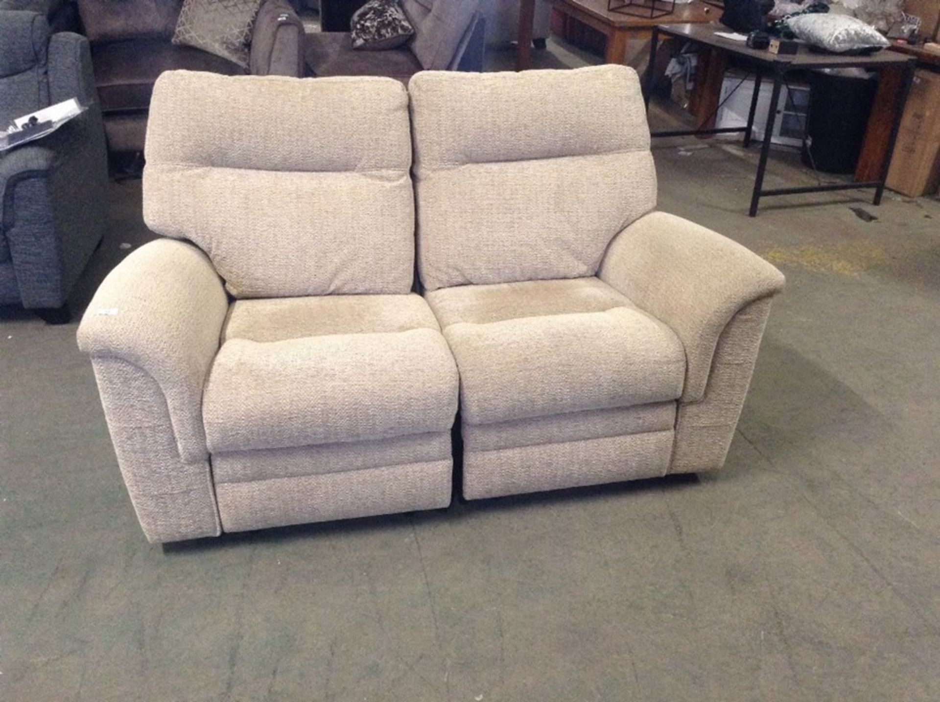 BISCUIT ELECTRIC RECLINING 2 SEATER TR002146 W0070