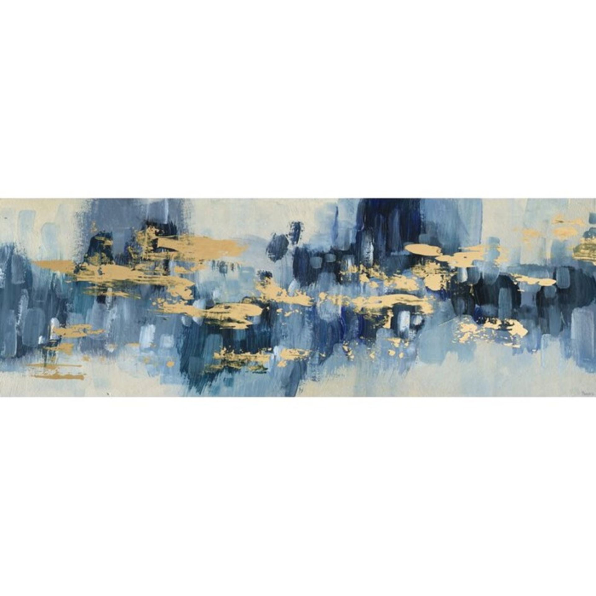 East Urban Home, 'Gold Water Reflection' by Parvez Taj Framed Print on Canvas - RRP £89.99 (