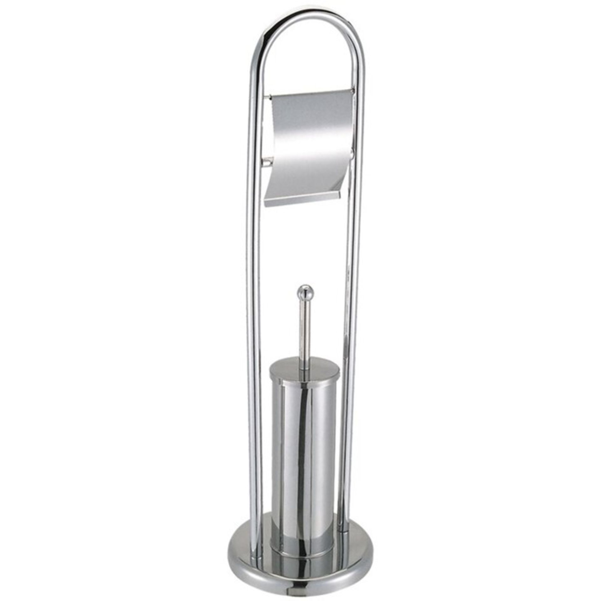 Symple Stuff, Free Standing Toilet Brush & Holder - RRP £14.99 (WLDH1966.11325066 - HL9 - 10/2) 1F