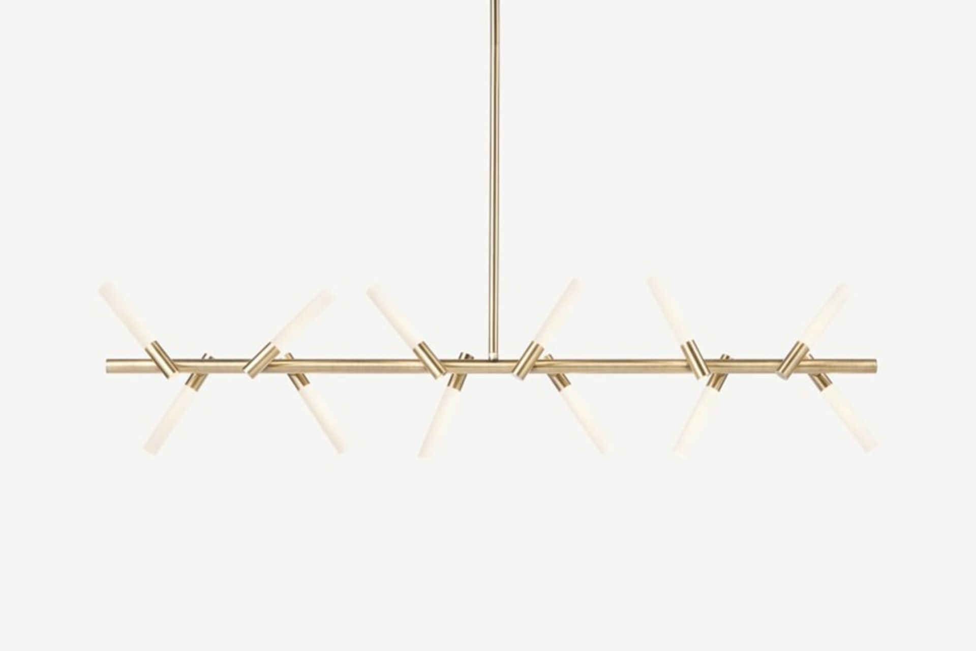 |1X|Made.com Wanda LED Diner Pendant Lamp Antique Brass RRP Â£179|1j0468/4 -CLPWAN005ZRB-UK| (