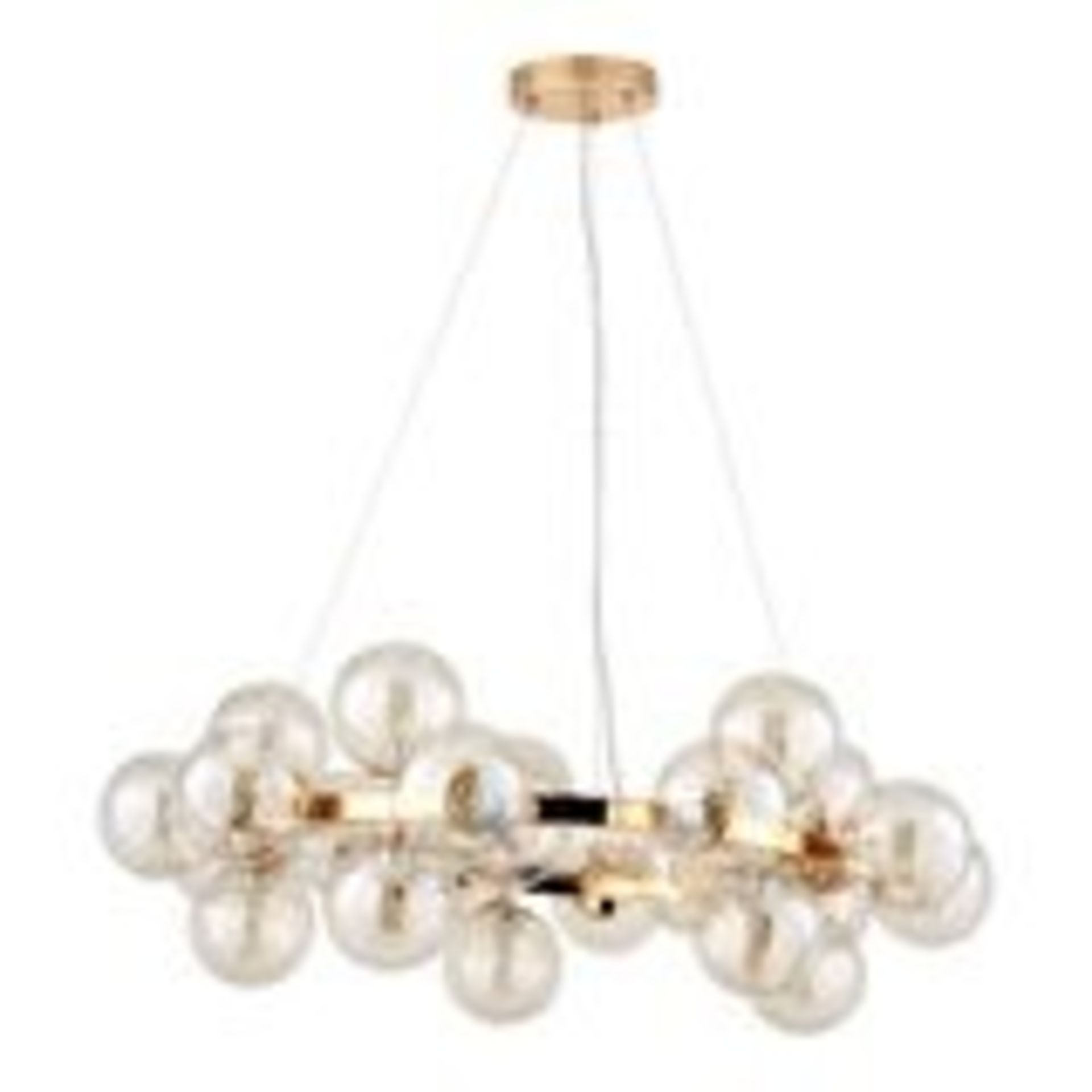 Canora Grey, Mary 25-Light Sputnik Chandelier (GOLD) - RRP£359.99 ( MYMC2133 - 15630/35) 7F