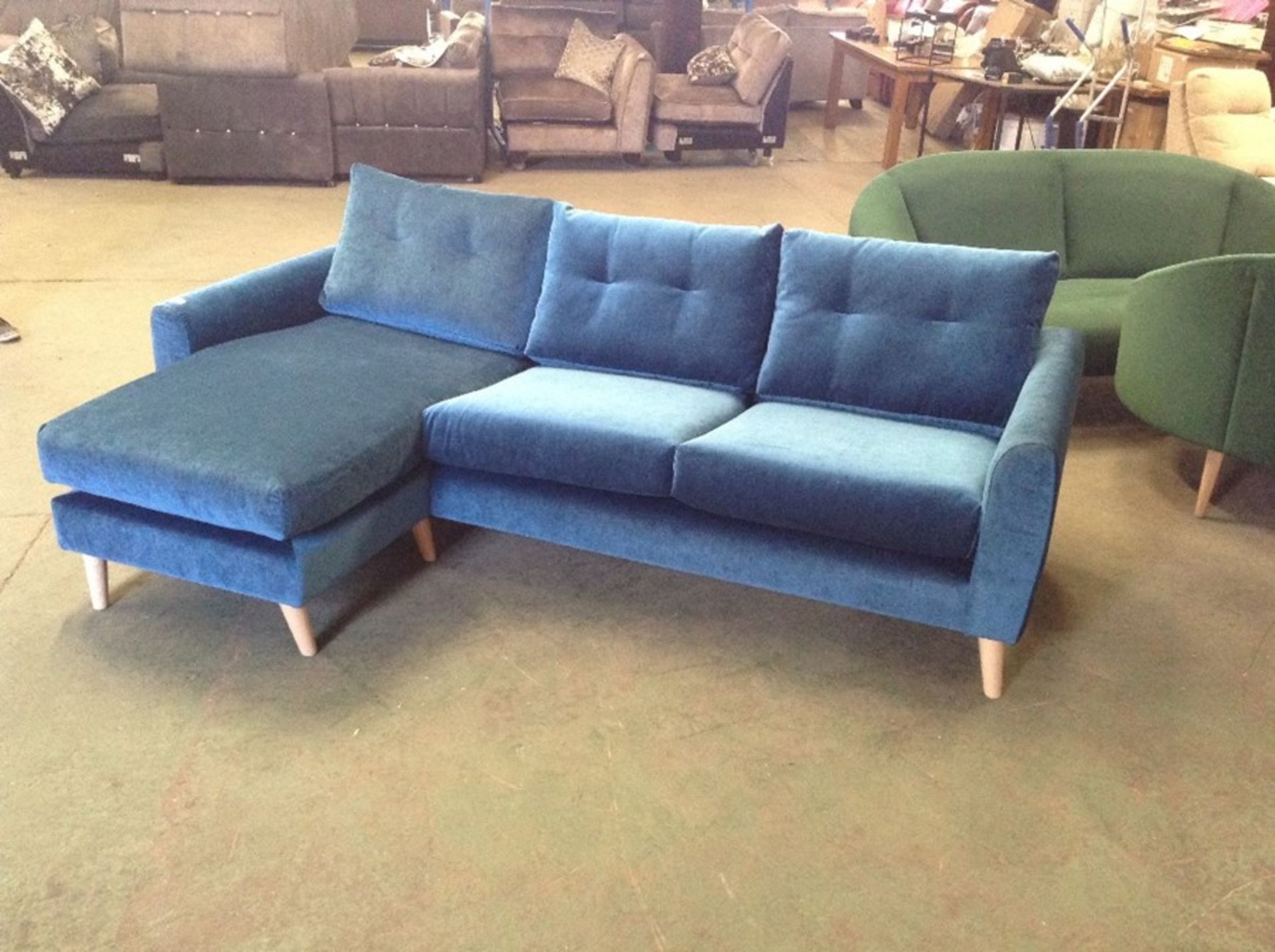 DYLAN VICTORIA TEAL LHF CHAISE UNIT (SFL1240 -S523