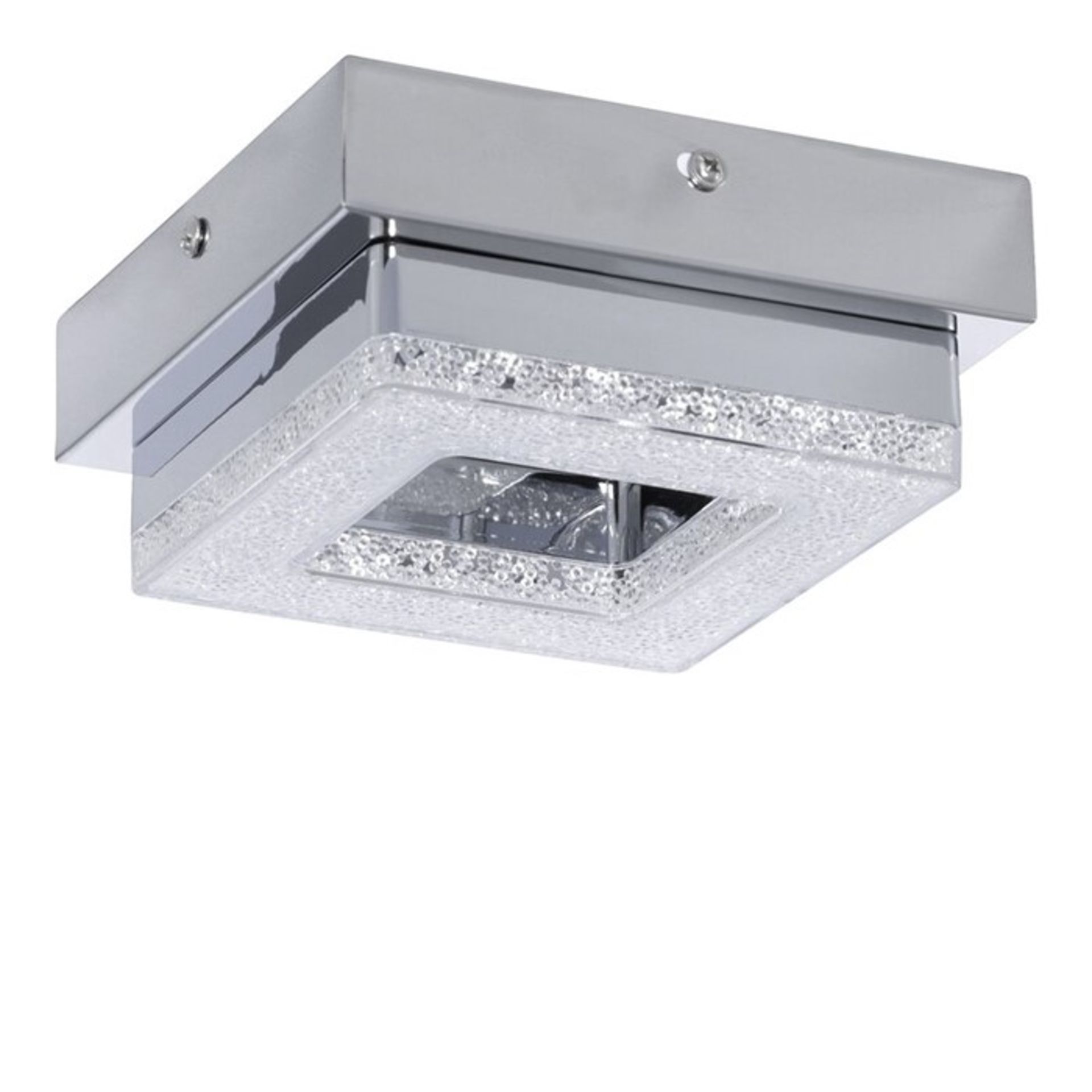 Metro Lane, Northgate 1-Light LED Flush Mount (CHROME) - RRP £25.99 (U000360062 - 17071/37) 7F