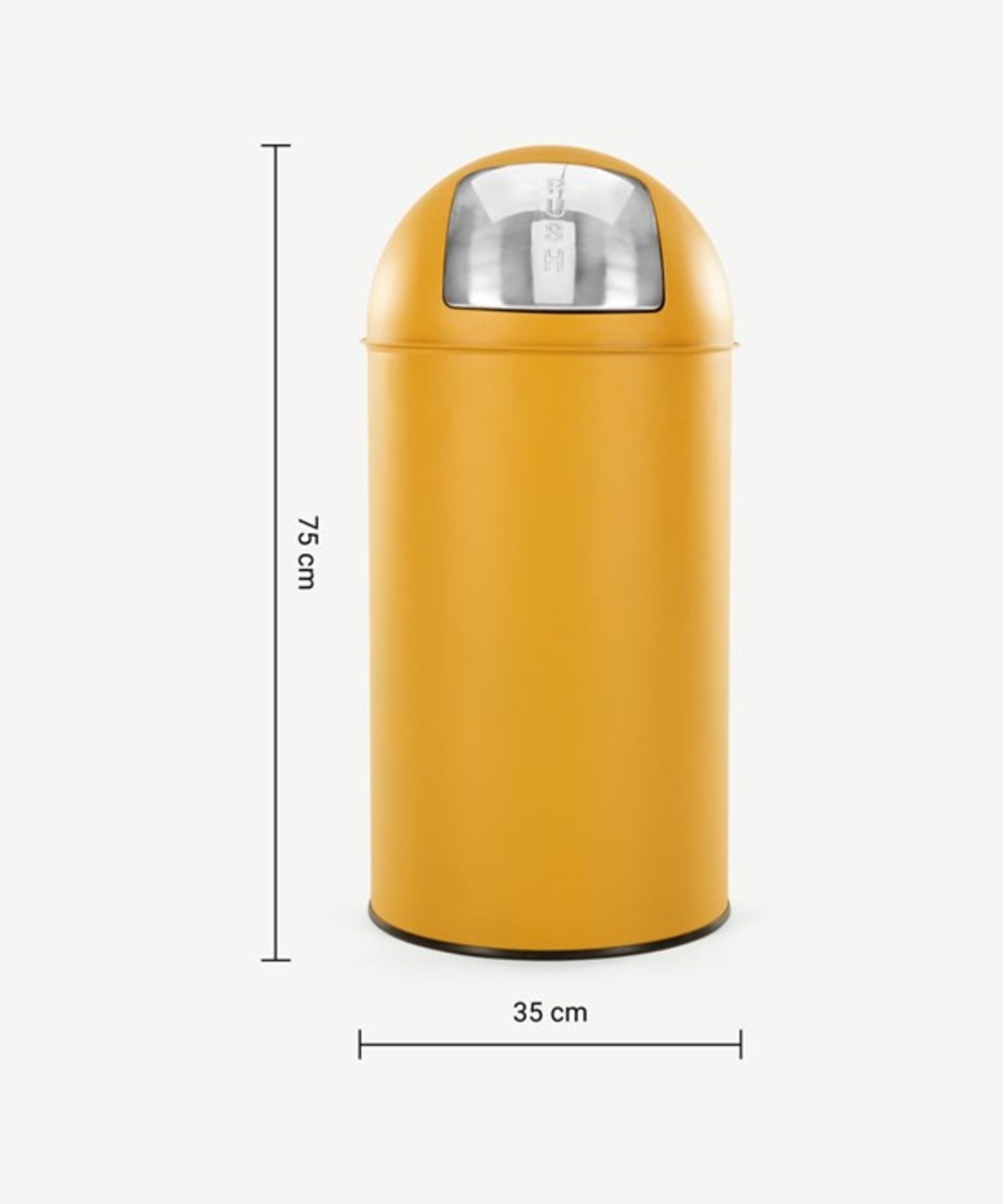 | 1x | Made.com Rollo Push Bin 50l Yellow RRP Â£59 | SKU MAD-BINROL002YEL-UK | RAW | RRP Â£59 |