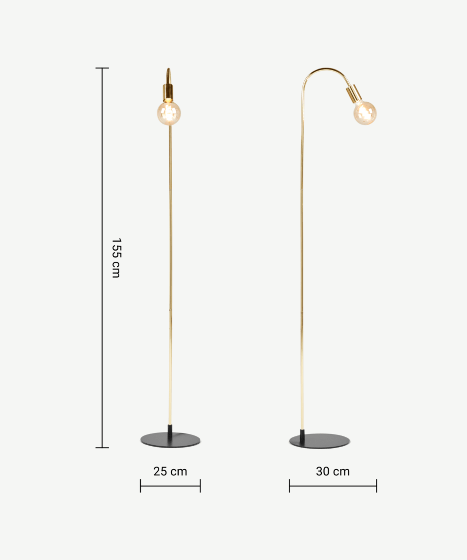 | 1x | Made.com Octavia Floor Lamp Brass | BULB NOT INCLUDED |RRP Â£59 | SKU MAD-FLPOCT001BRA-UK |