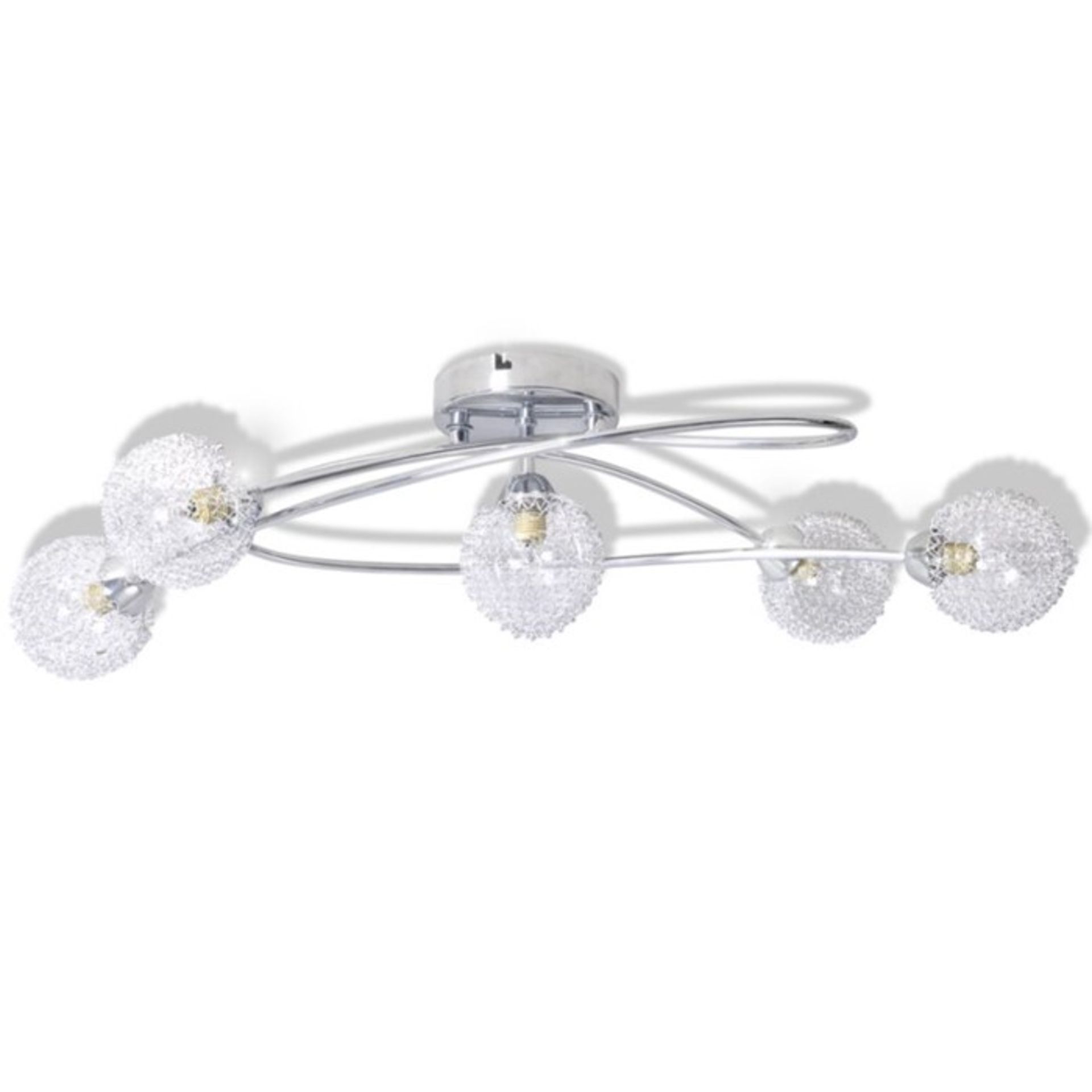 dCor design,5 Light Semi Flush Mount (CHROME)RRP -£34.99 (DNOR7303 -18372/4)-6G