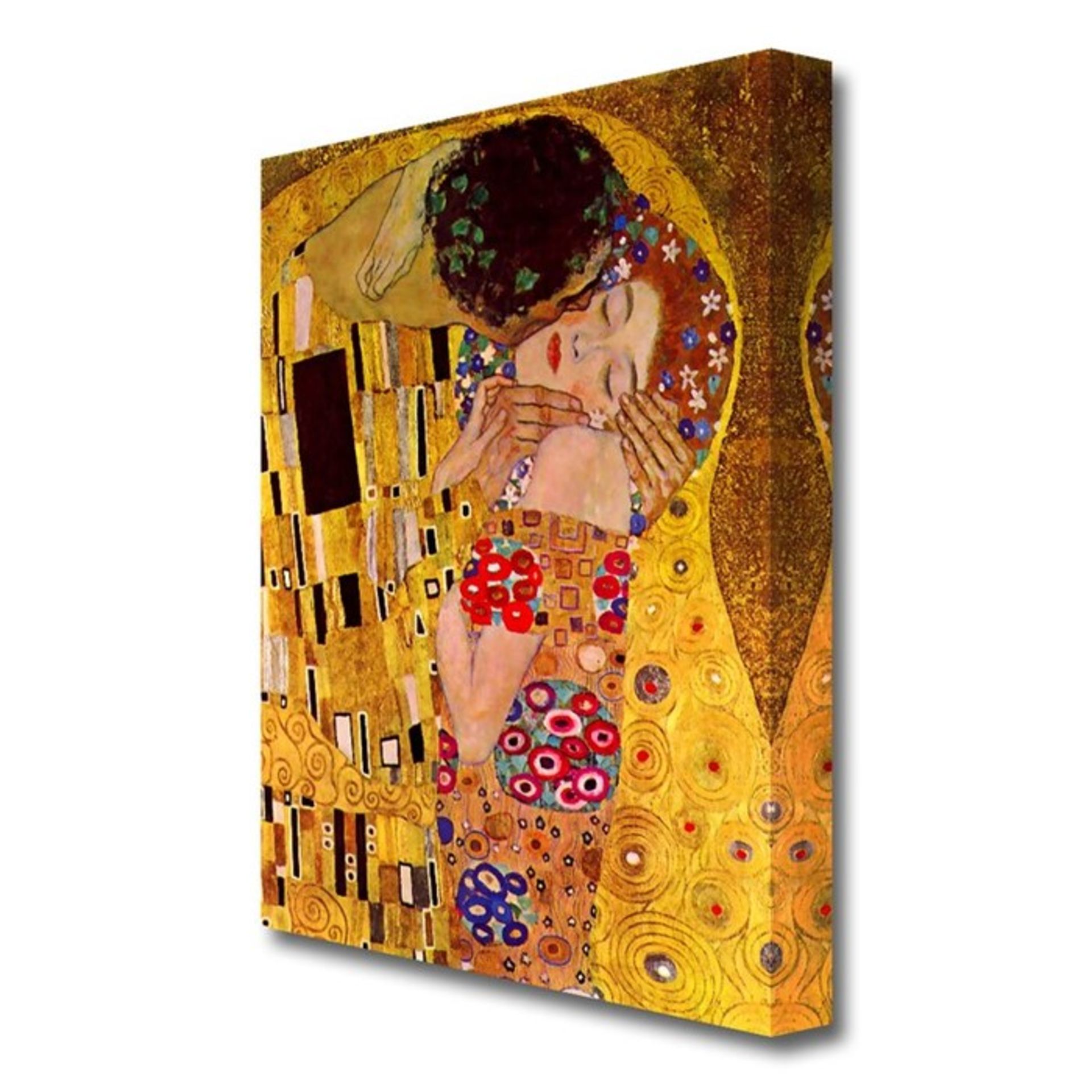 East Urban Home,'The Kiss Close' by Gustav Klimt Painting Print on Canvas RRP -£94.99 (BGSX3345 -