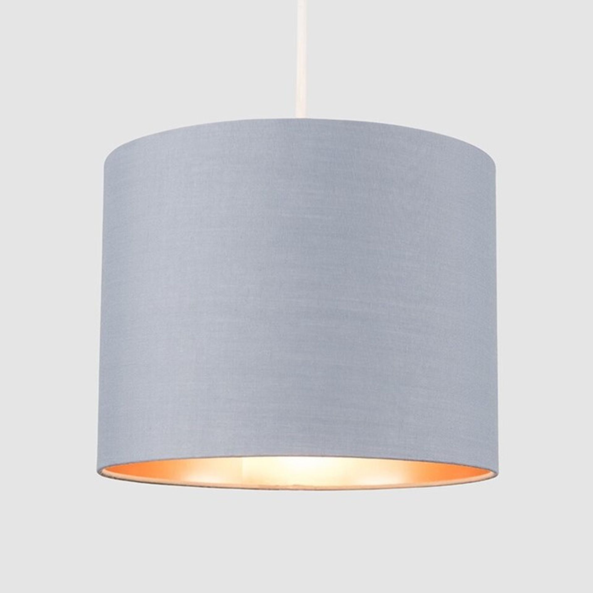 17 Stories,25cm Drum Pendant Shade RRP - £19.99 (17474/59 -MSUN7635)(BLUE) 4D