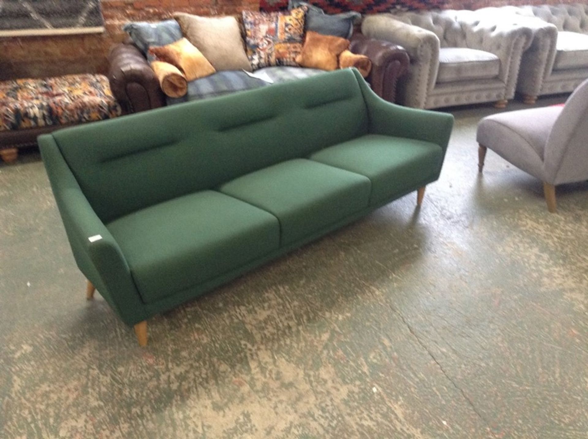 GREEN PROTOTYPE3 SEATER  SOFA (SFL1228)