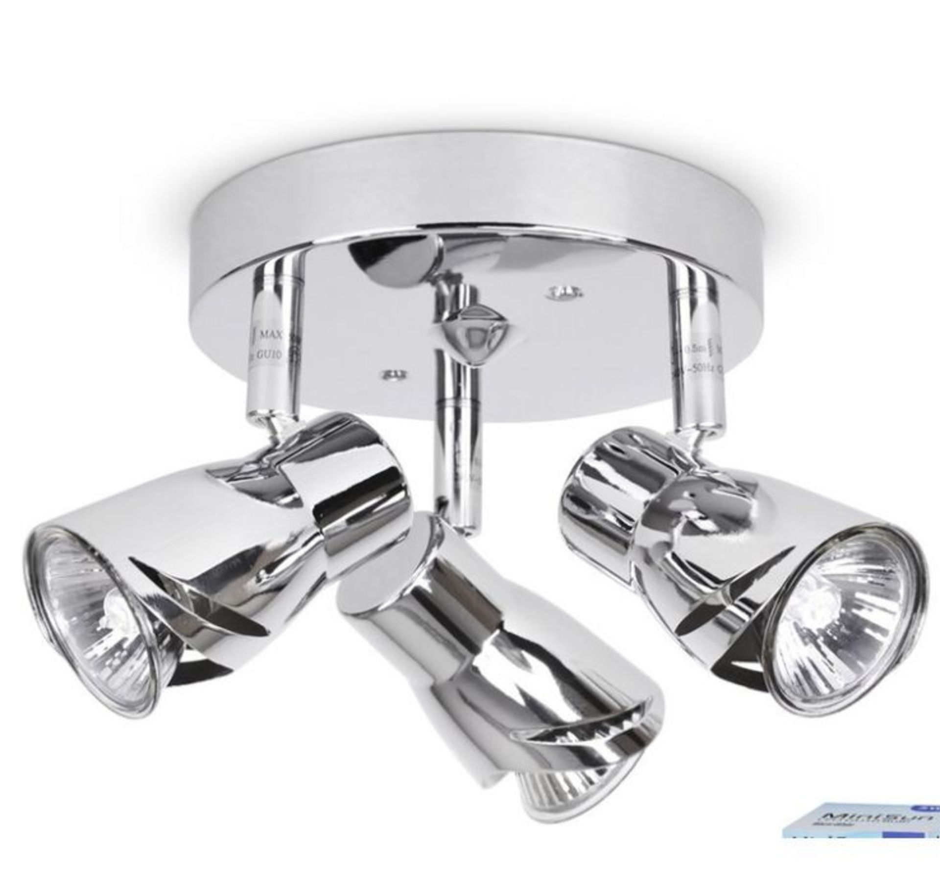 MiniSun 2-Light Outdoor Sconce with PIR Sensor (METALLIC) RRP - £21.99 (MSUN2749 - 7411/12) - 4C - Image 3 of 3