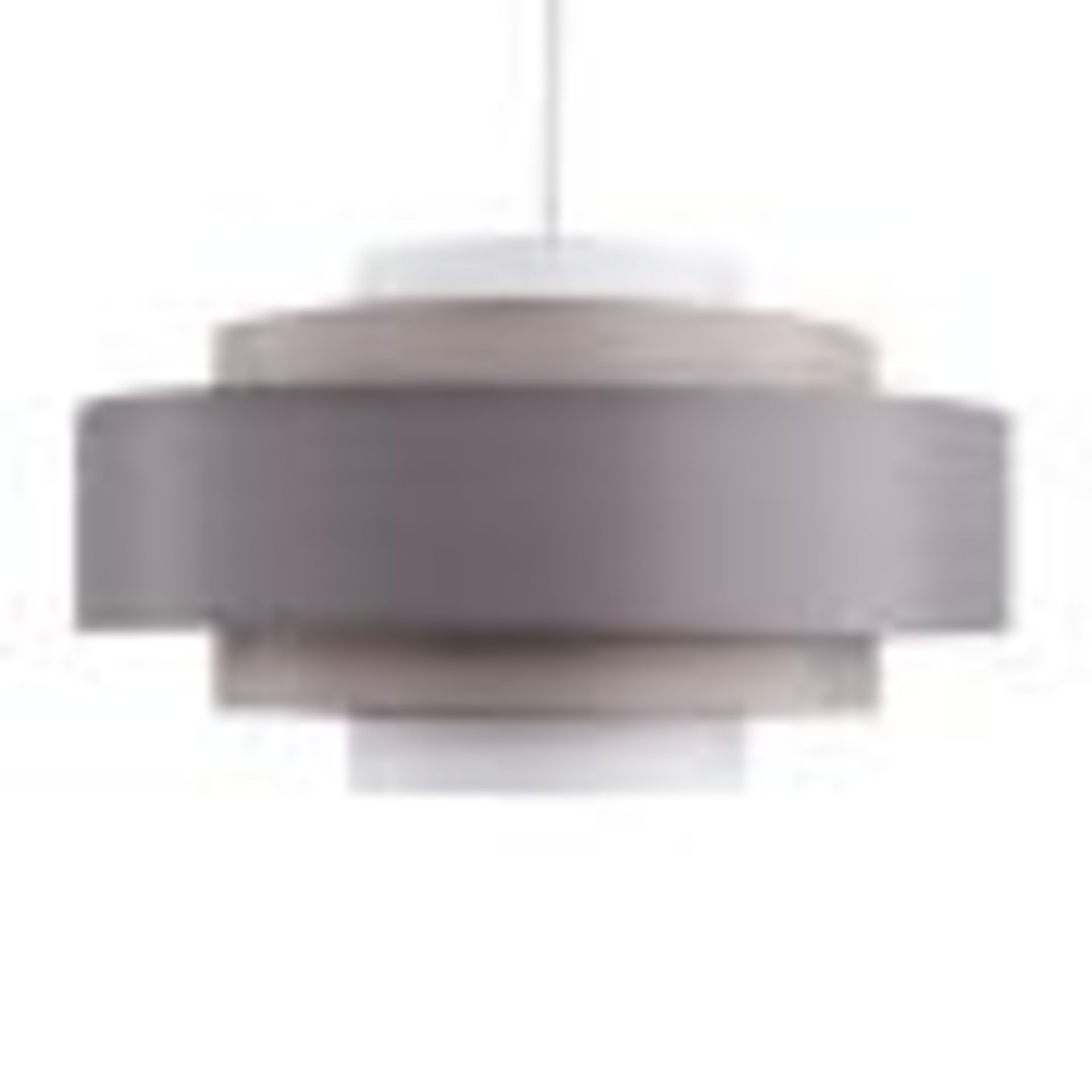 MiniSun Hampshire 35cm Fabric Drum Pendant Shade (GREY) RRP - £17.82 (MSUN3327 - 7411/21) - 6A