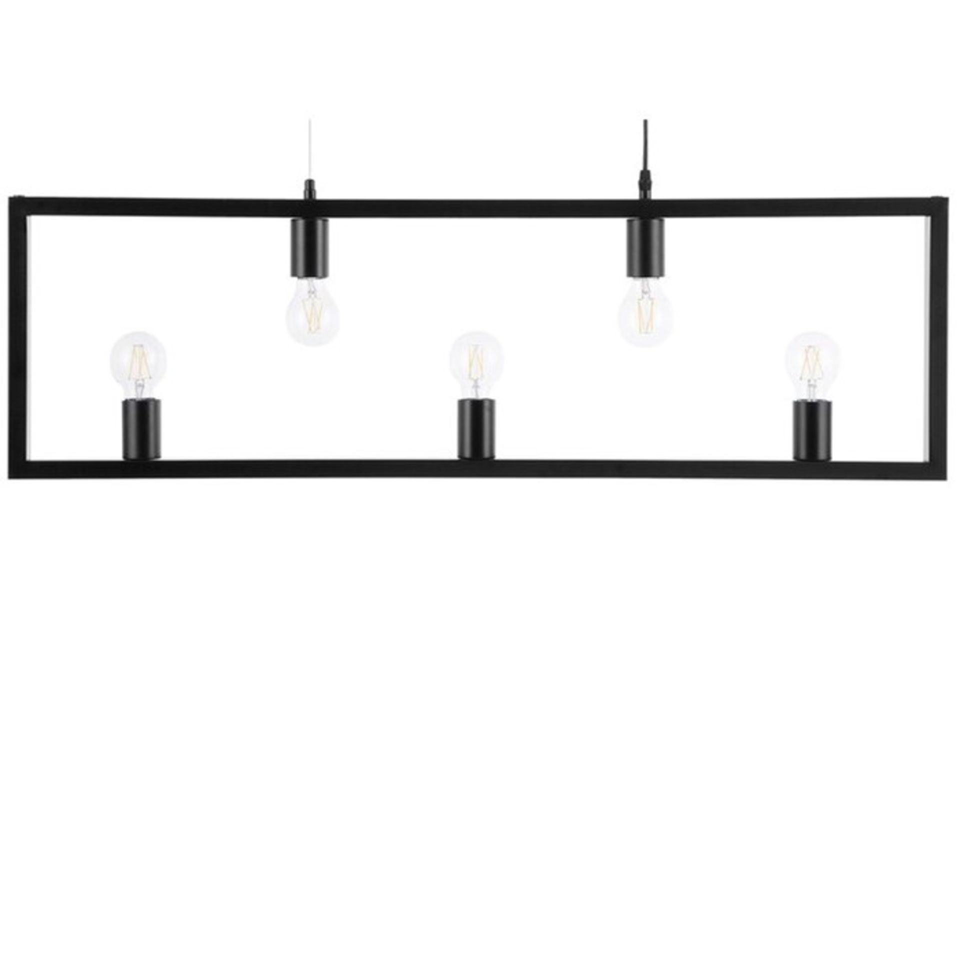 Mercury Row,Fruitvale 5-Light Kitchen Island Pendant(BLACK) RRP -£76.99 (AAJD1604 -17180/40) -5B