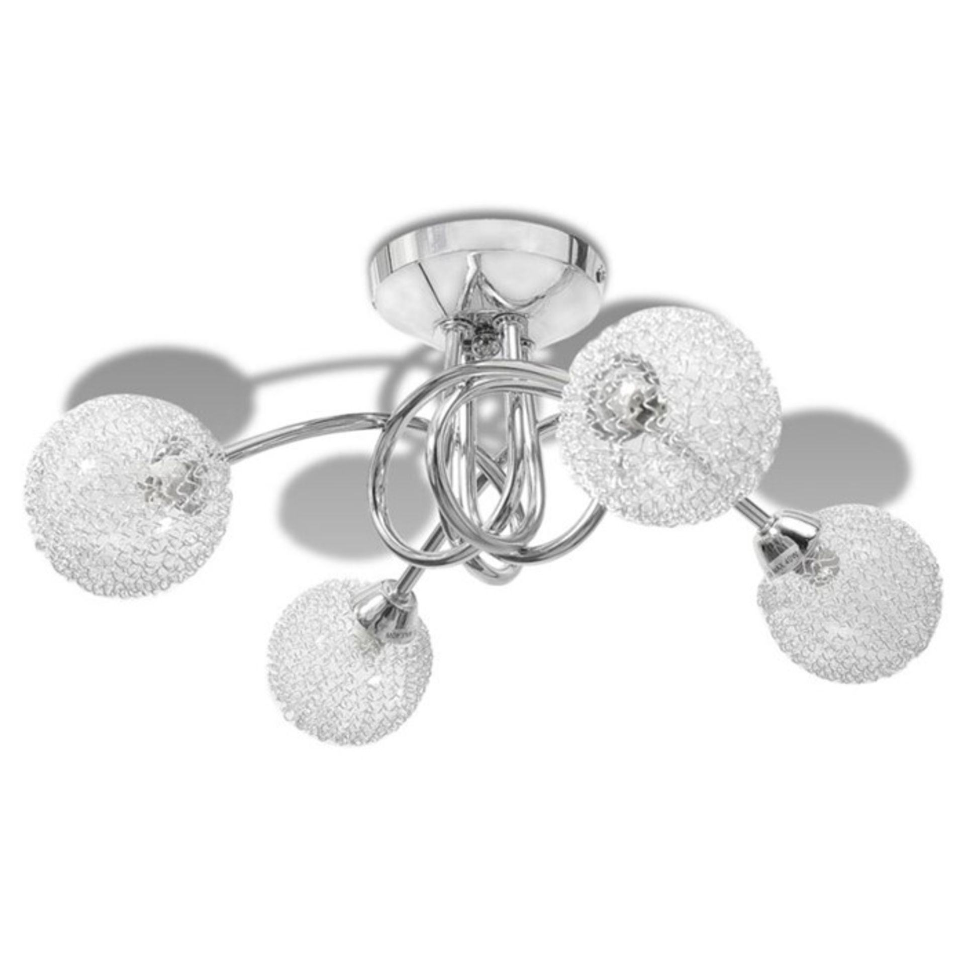 Home Etc Deckenleuchte 4-flammig (CHROME) RRP - £30.99 (HETC8466 - 7411/18) - 6D