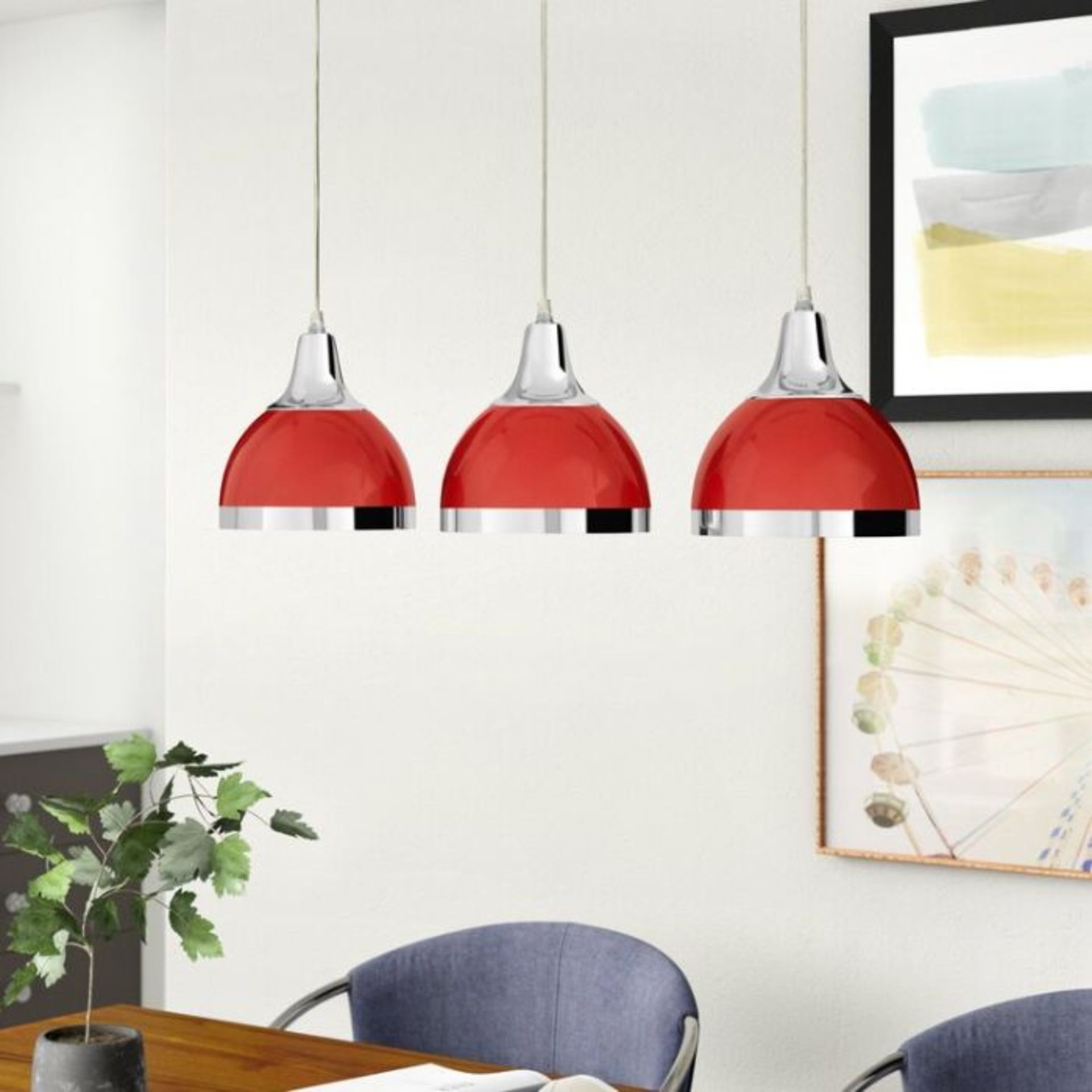 |1x| Made.com | Kaleido, Cluster Pendant Lamp, Pink | RRP £149 | CLPKAL006PNK-UK | 1J0427/7 | 6F | - Image 2 of 2