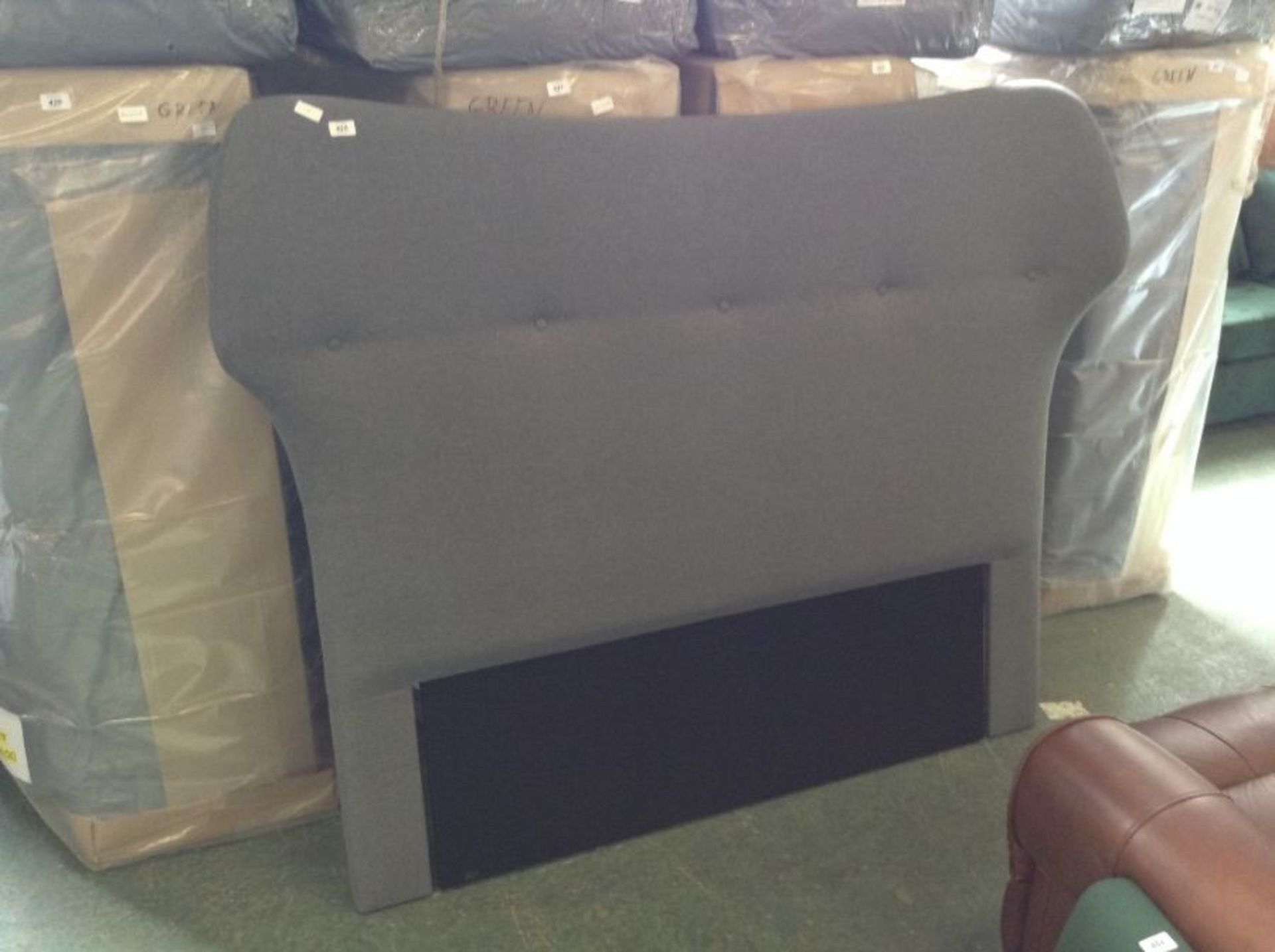 JENSEN 150CM HEADBOARD SHEARWATER LIGHT GREY - Image 2 of 2