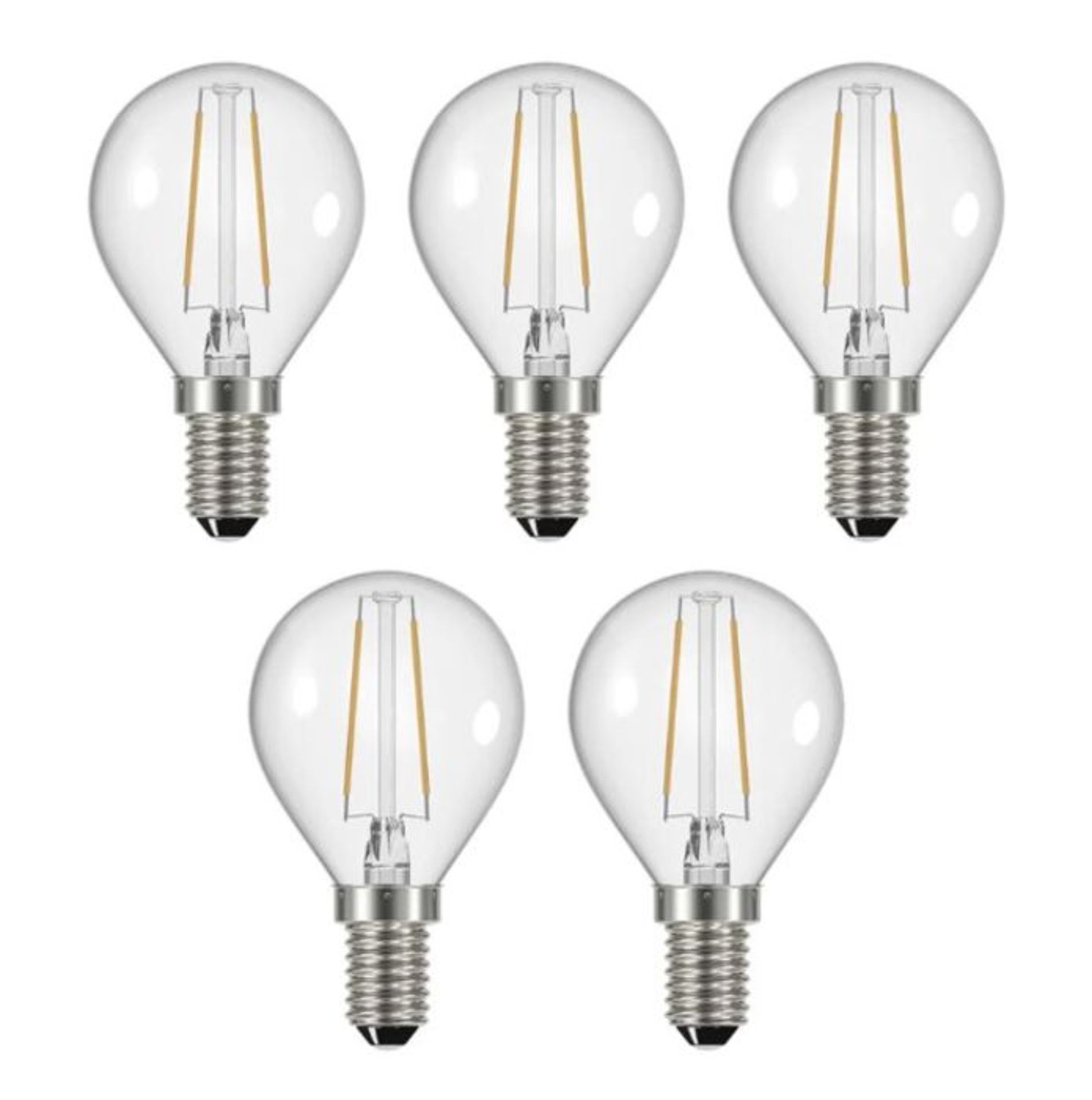 Dar Lighting, 4W LED Vintage Filament Light Bulb (Set Of 5) - RRP £32.99 (DLI7863 - 14126/19) 4E