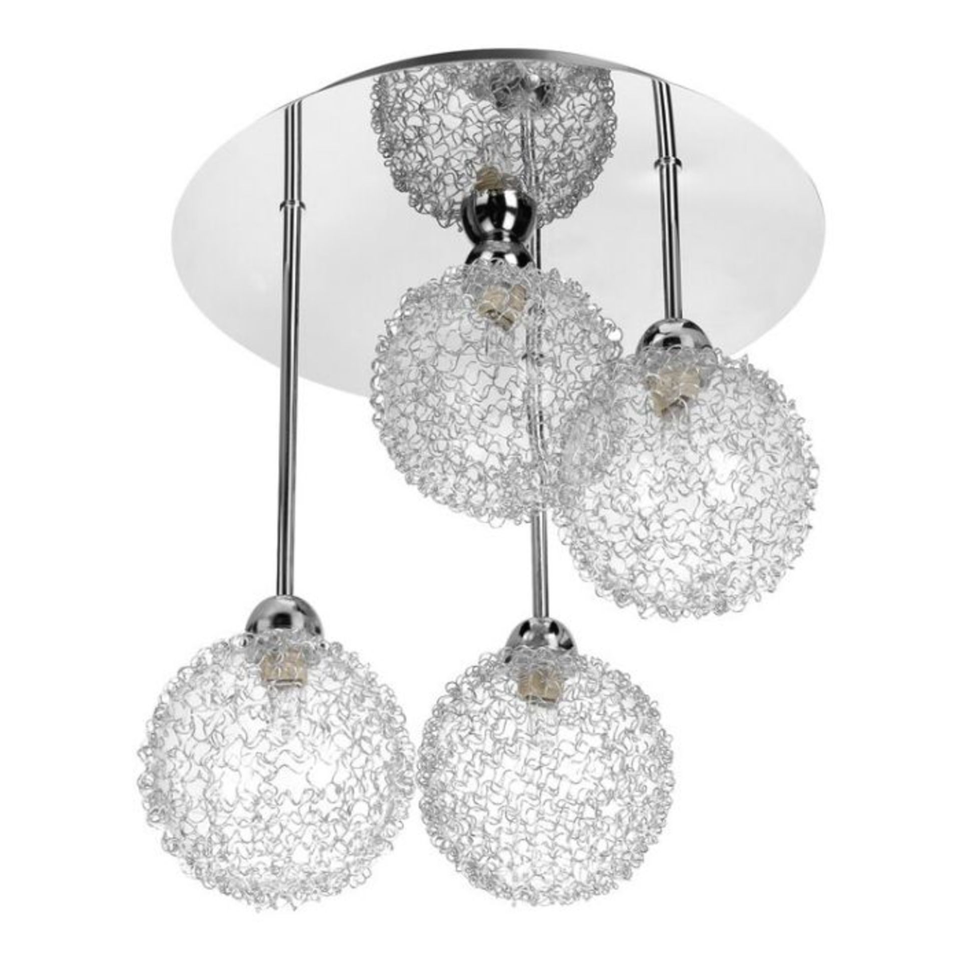 House Additions, 4 Light Ceiling Spotlight (CHROME) - RRP £47.99 (FOUS6901 - 14126/23) 4A