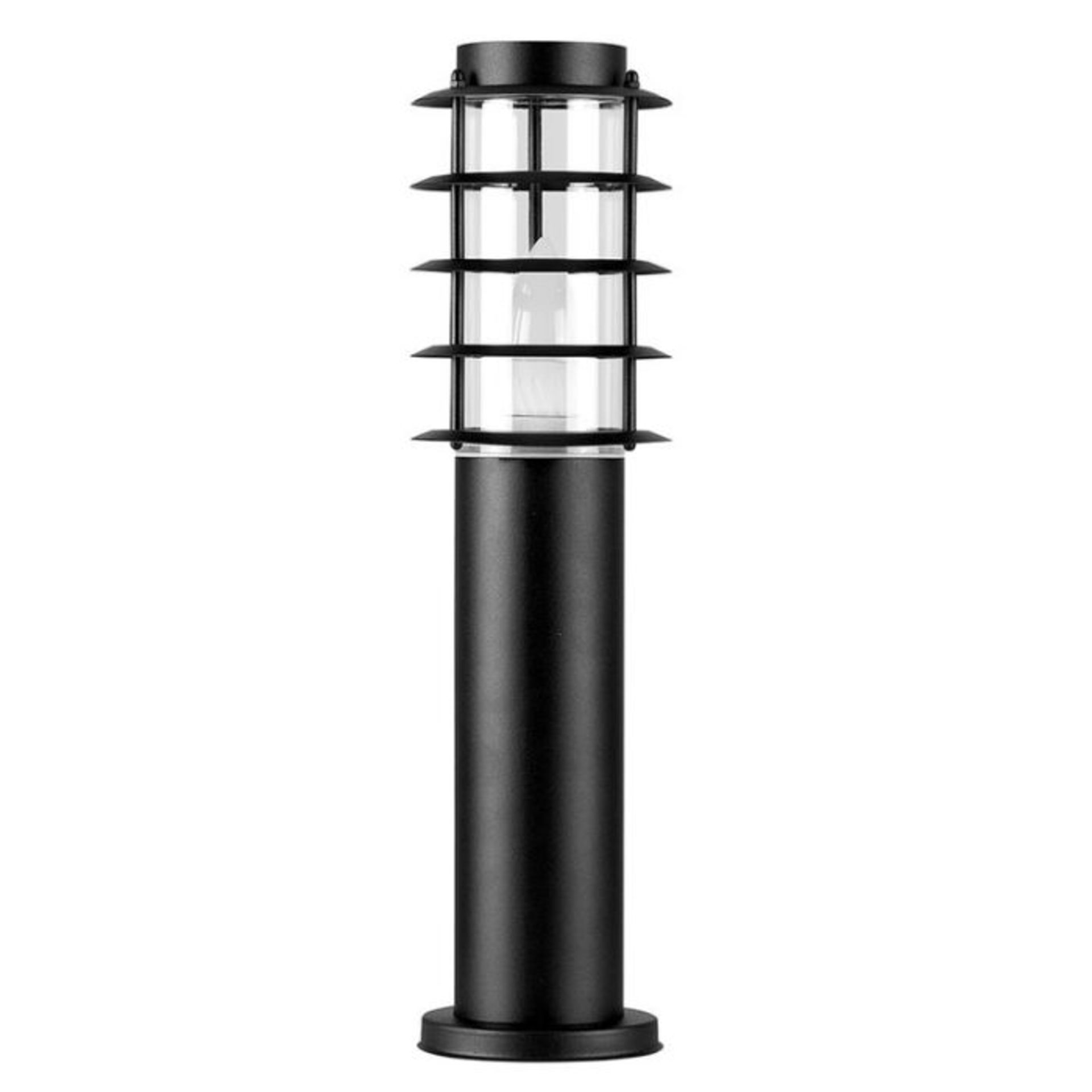 Sol 72 Outdoor, New Canaan Bollard Post (BLACK) - RRP £23.99 (MSUN2745 - 14126/6) 4B