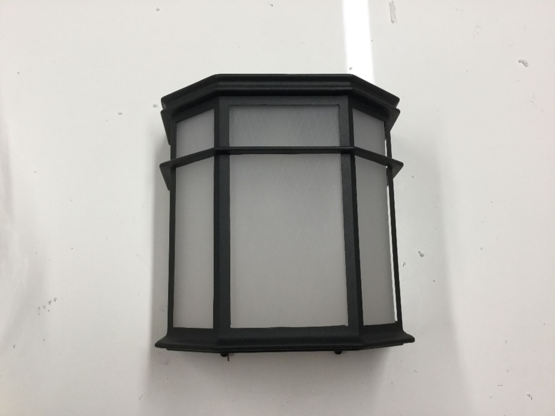 Dar Lighting, Edwin Black Glass Outdoor Wall Latern (BLACK) - RRP £ ( - 14260/51) 4B - Image 2 of 2