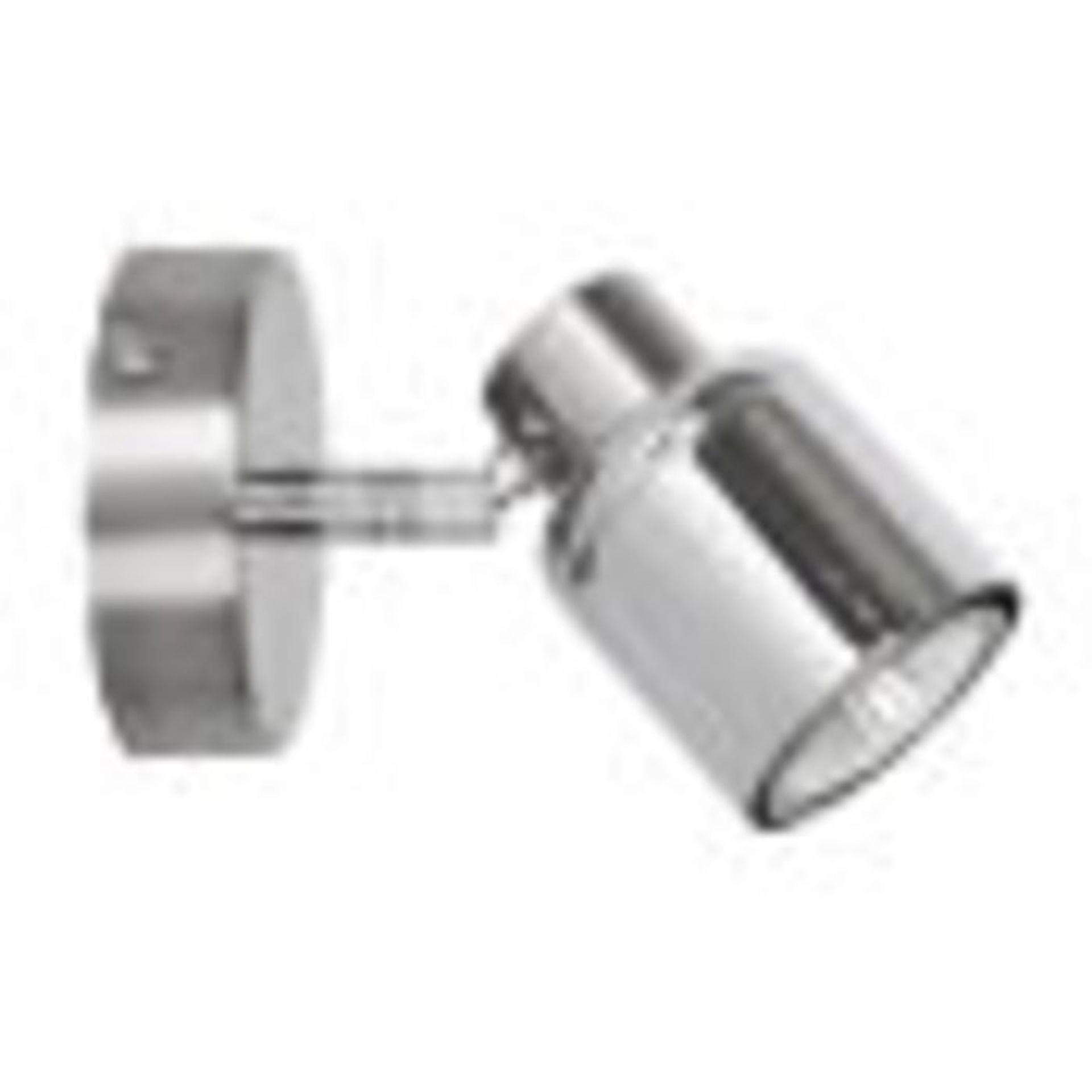 17 Stories, Bixby 1-Light Wall Spotlight (GREY & CHROME) - RRP £22.99 (MSUN1759 - 14126/42) 4E