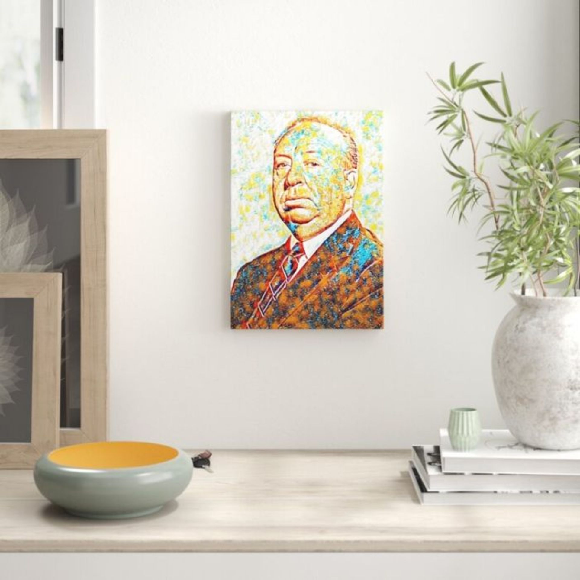 East Uraban Home , Alfred Hitchcock' Art Print on Canvas (50X35CM) - RRP £28.99 (EUCK9426 - 14220/