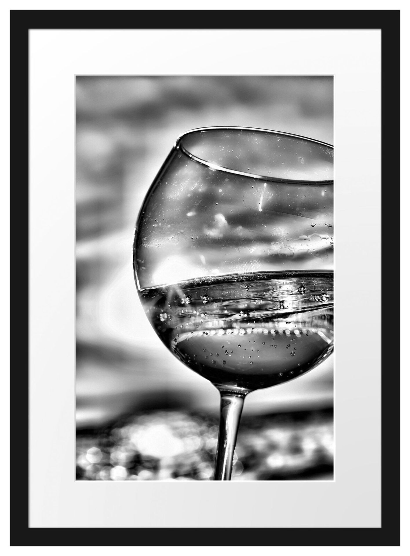 East Uraban Home , Wine Glasses At The Sea - Picture Frame Photograph - RRP £71.99 (EUCU9481 - - Image 3 of 3