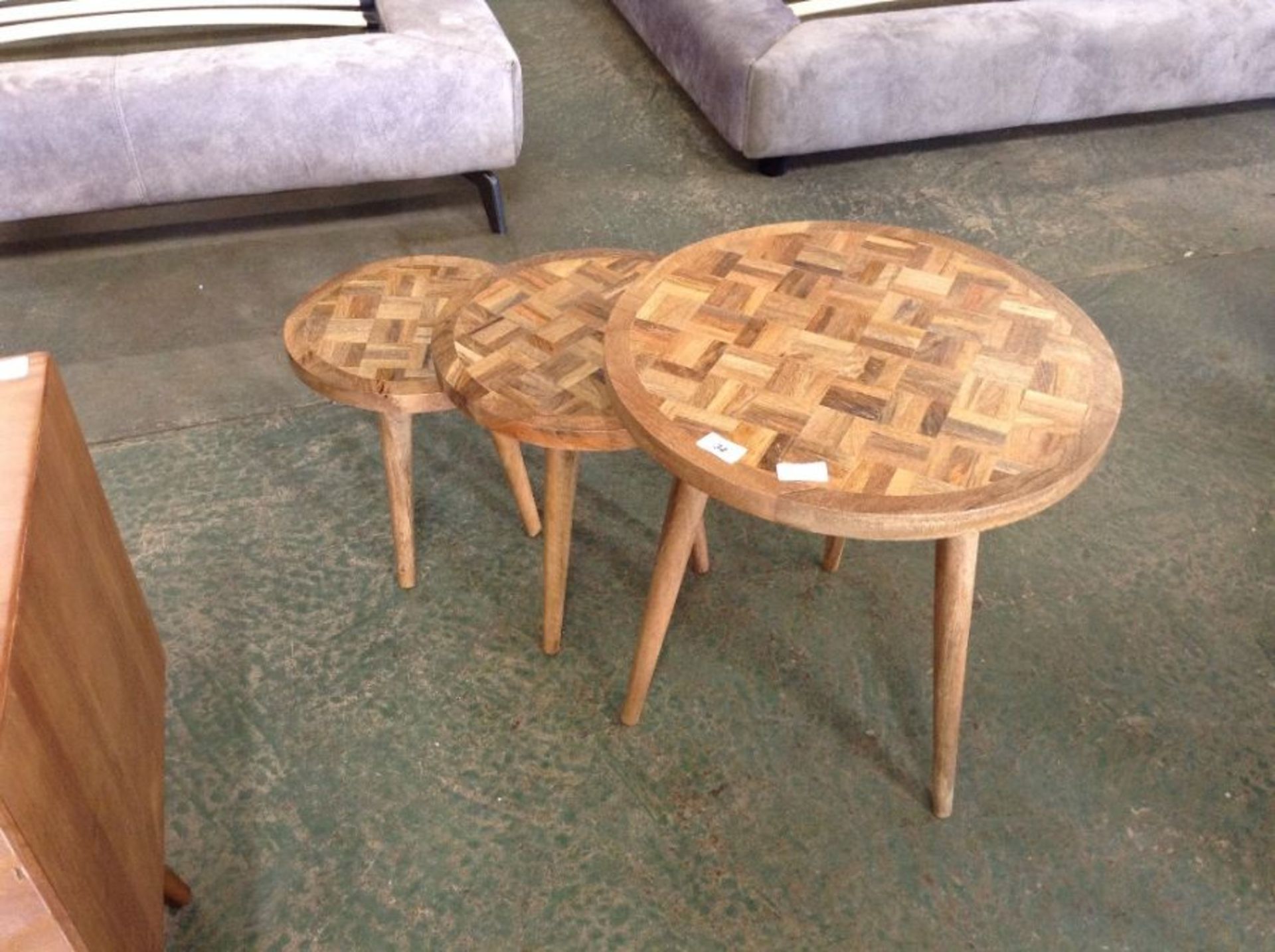 World Menagerie,Kukkapalli 3 Piece Nest of Tables RRP£269.99 (HL9 - 1/5 -HBVJ1190.45121872)(