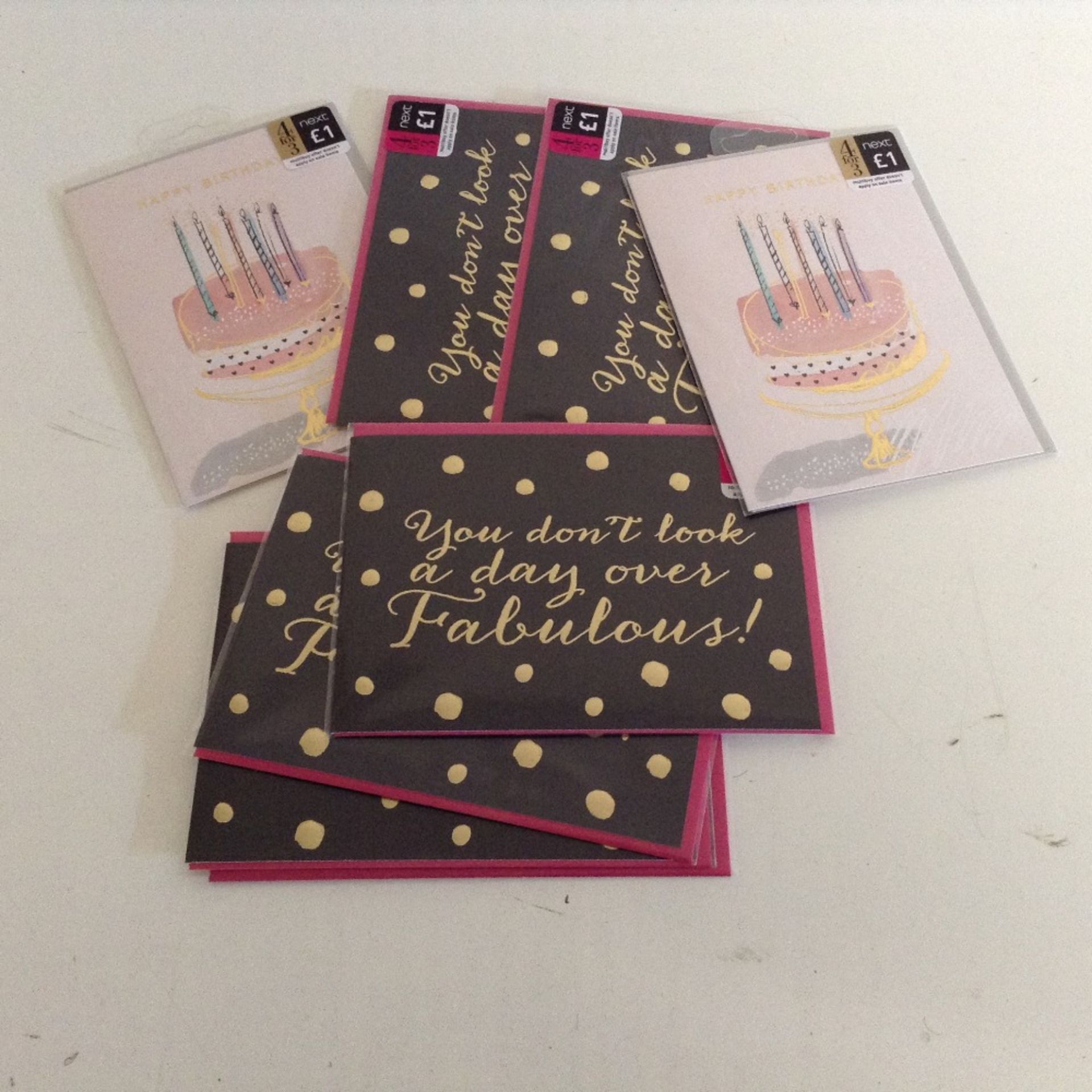 ASSORTMENT OF BIRTHDAY CARDS ( X8 ) (NX2 - 38) - 7D - Image 2 of 2