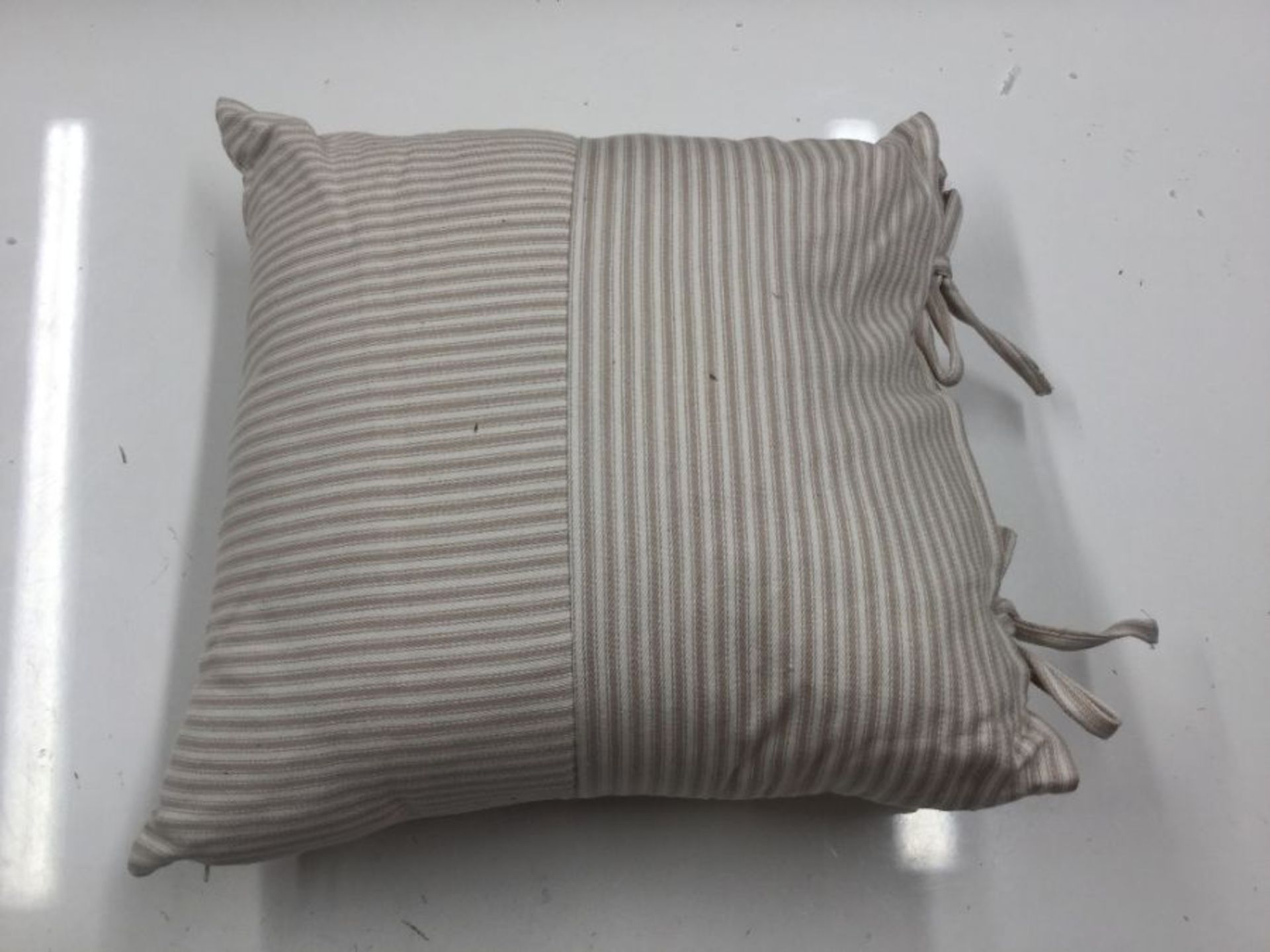 CUSH TICKING STRIPE SIZE ( 43X43 ) (NX2 - 11) - 7B