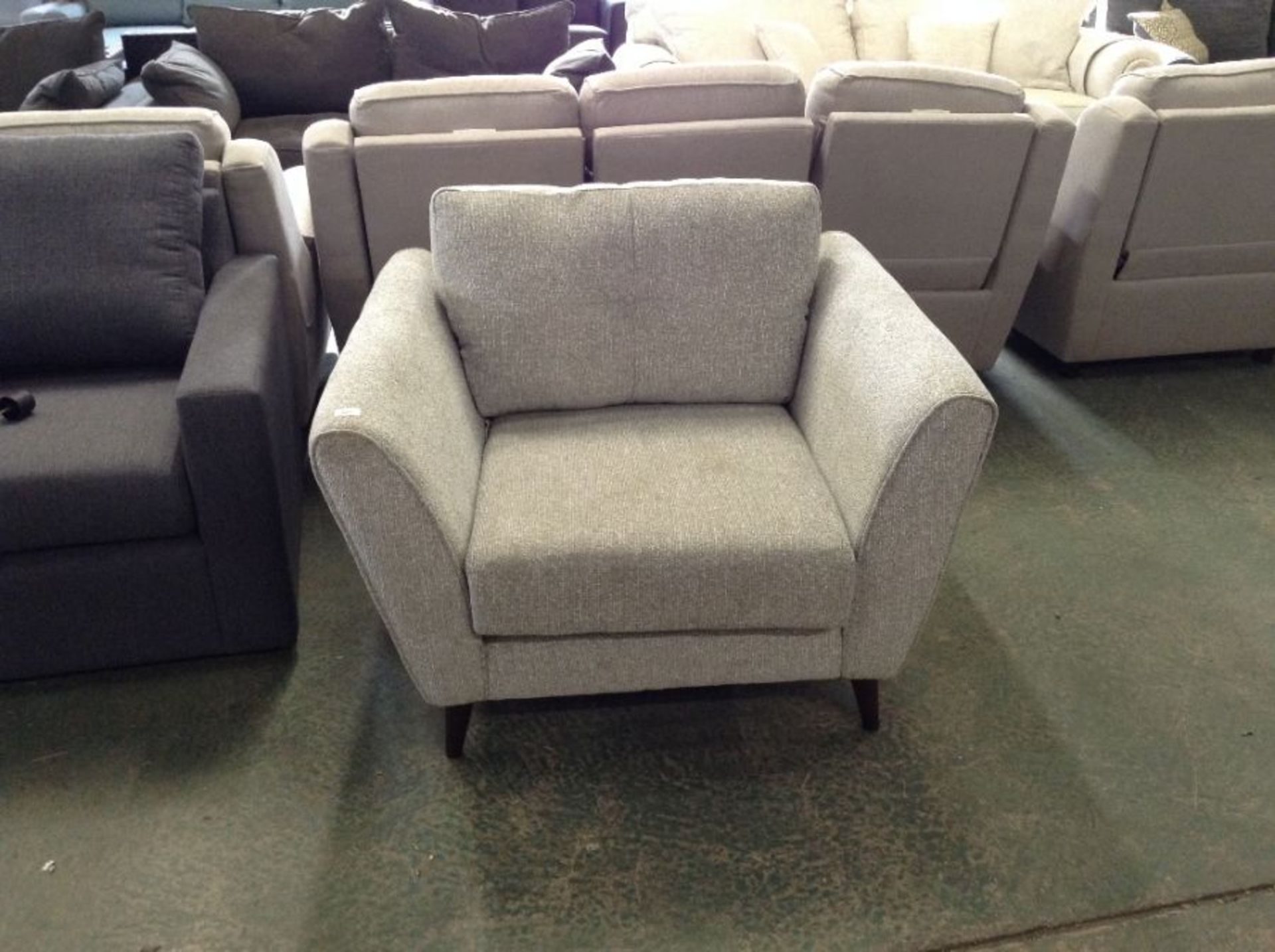 GREY FABRIC CHAIR (HH40-37)