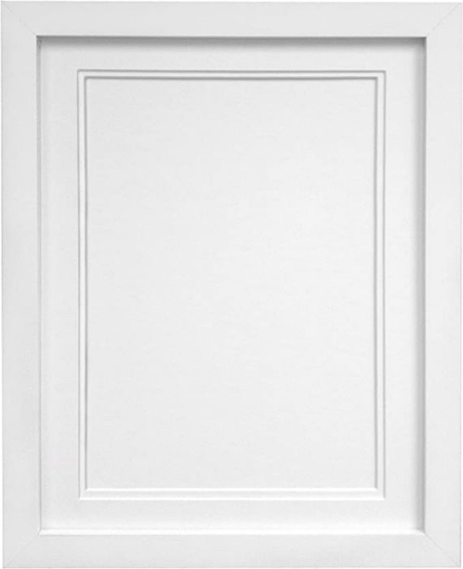 FRAMES BY POST H7 Picture Photo Frame, Wood, White with White Double Mount, A3 Image Size A4 - - Image 2 of 2